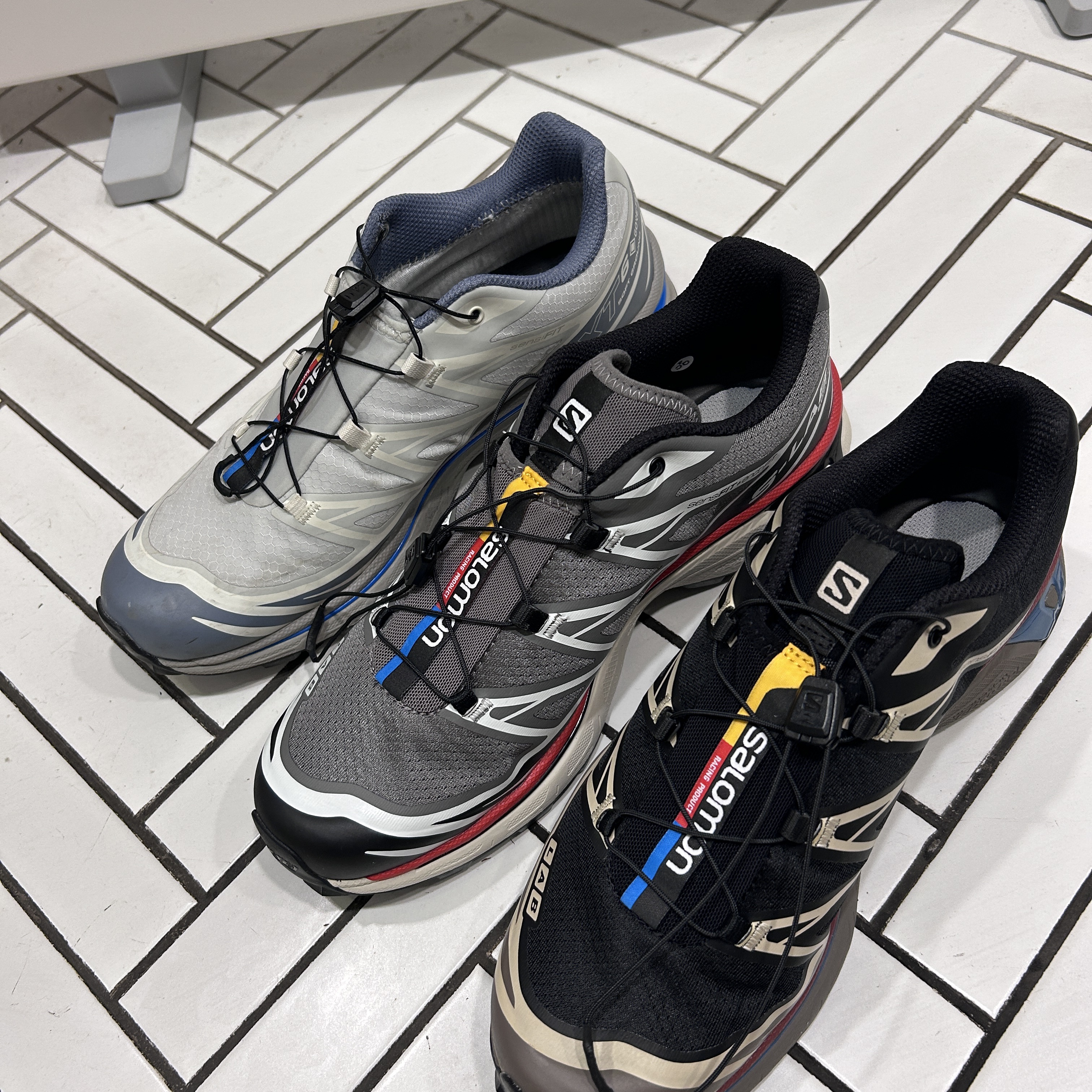 Salomon XT-6 Black Falcon, Salomon XT-6 GTX Metal Flint Stone 착용 스타일