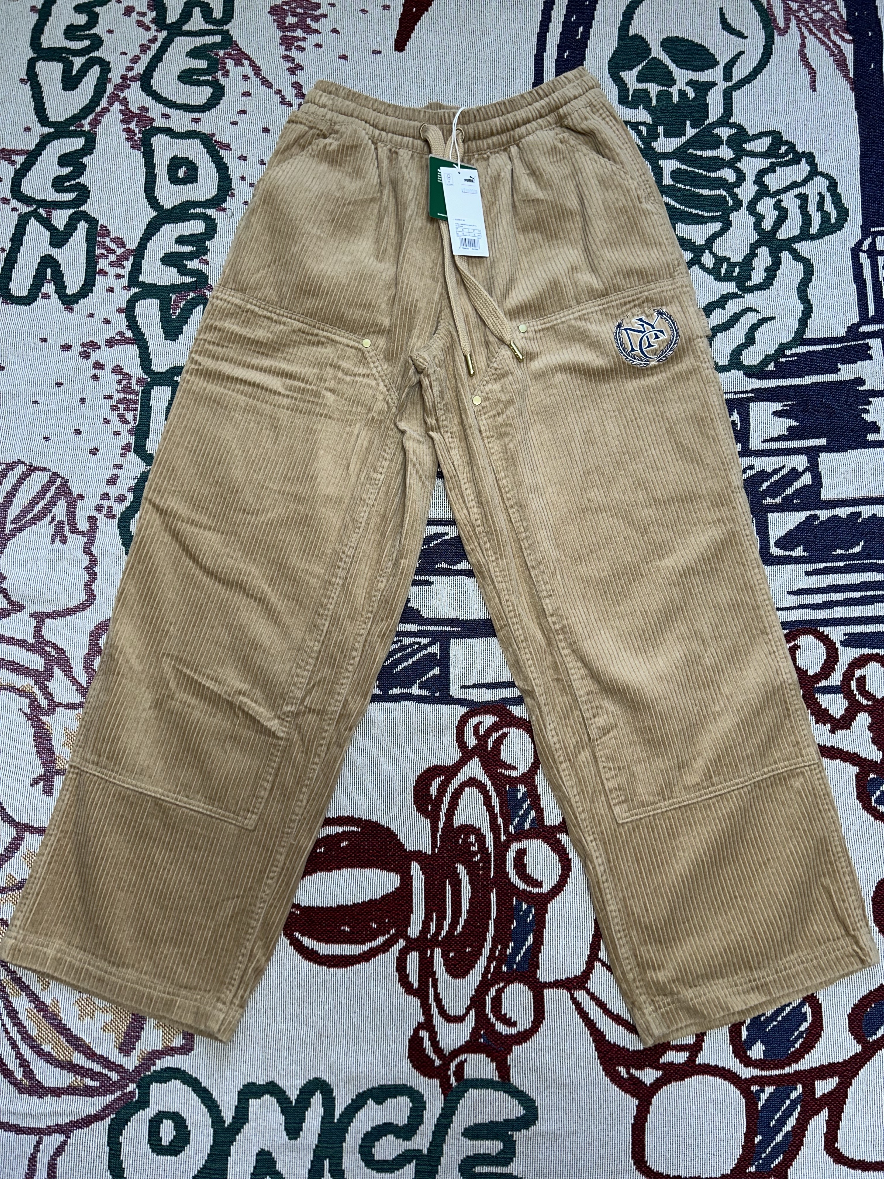 Puma X Rhuigi Corduroy Pants Sand Dune 착용 스타일 - 2