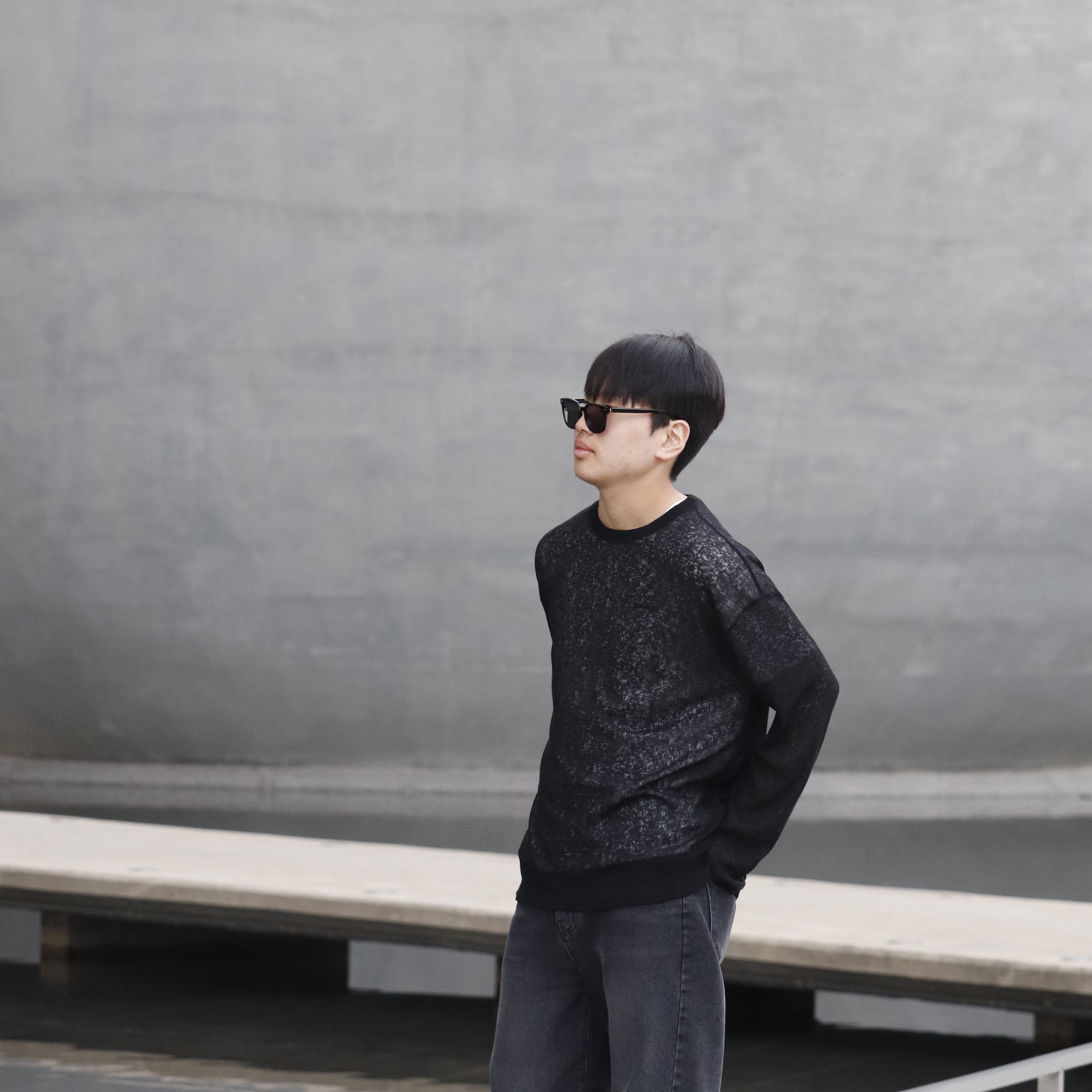 Patagonia P-6 Logo Responsibili-Tee S/S White 착용 스타일 - 1
