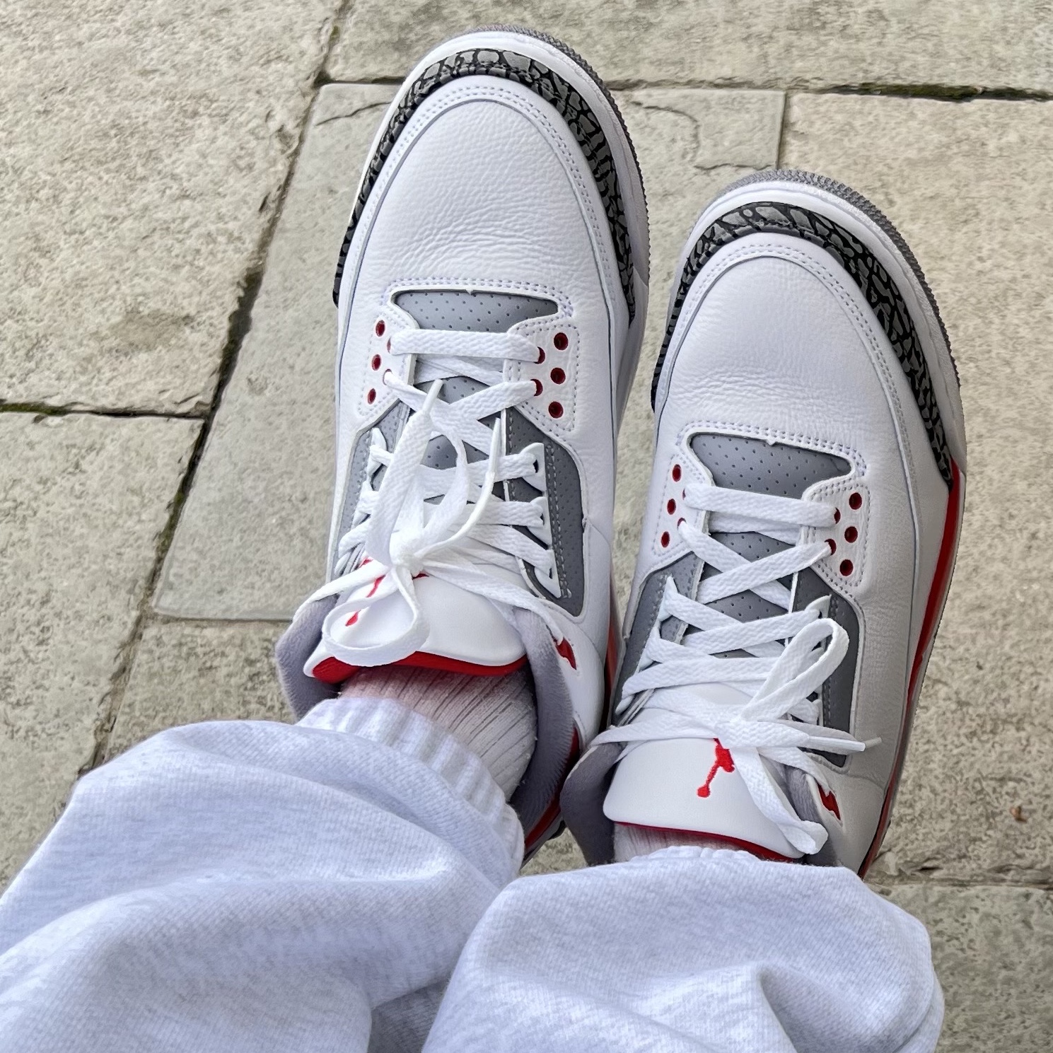 Jordan 3 Retro Fire Red 2022 착용 스타일
