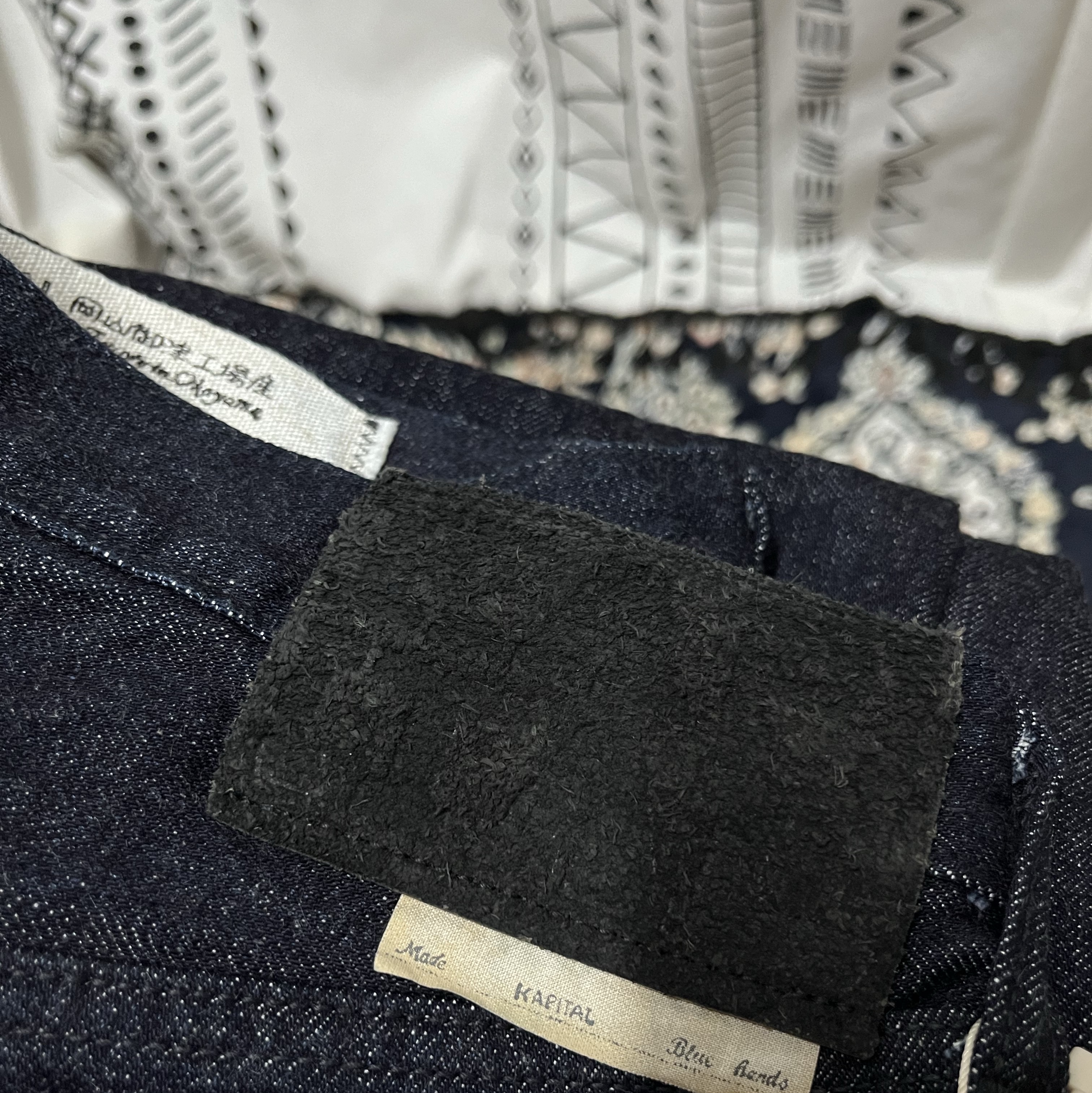 Kapital 14 oz. Denim TH Straight Indigo 착용 스타일 - 5