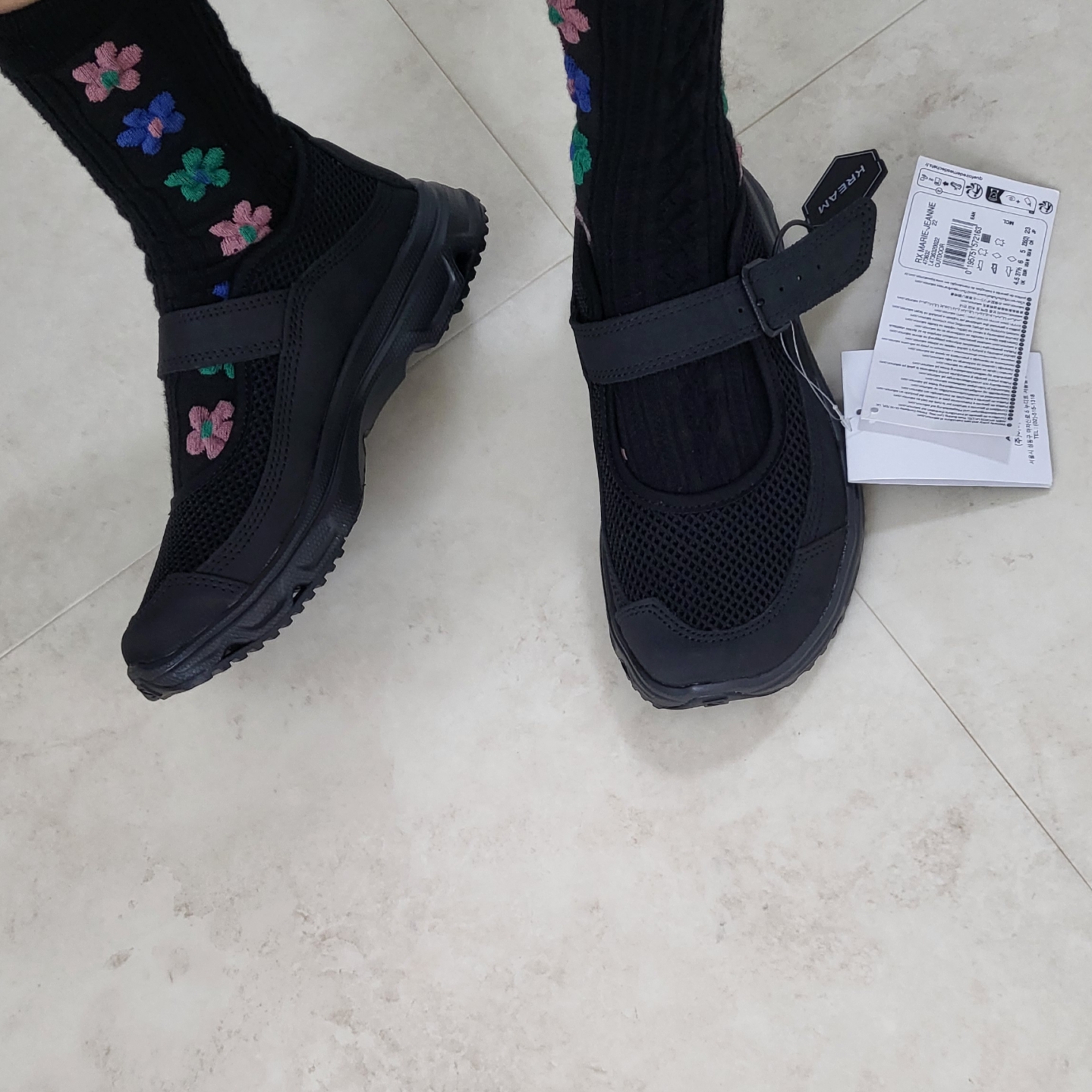 Salomon RX Marie Jeanne Black 착용 스타일 - 2