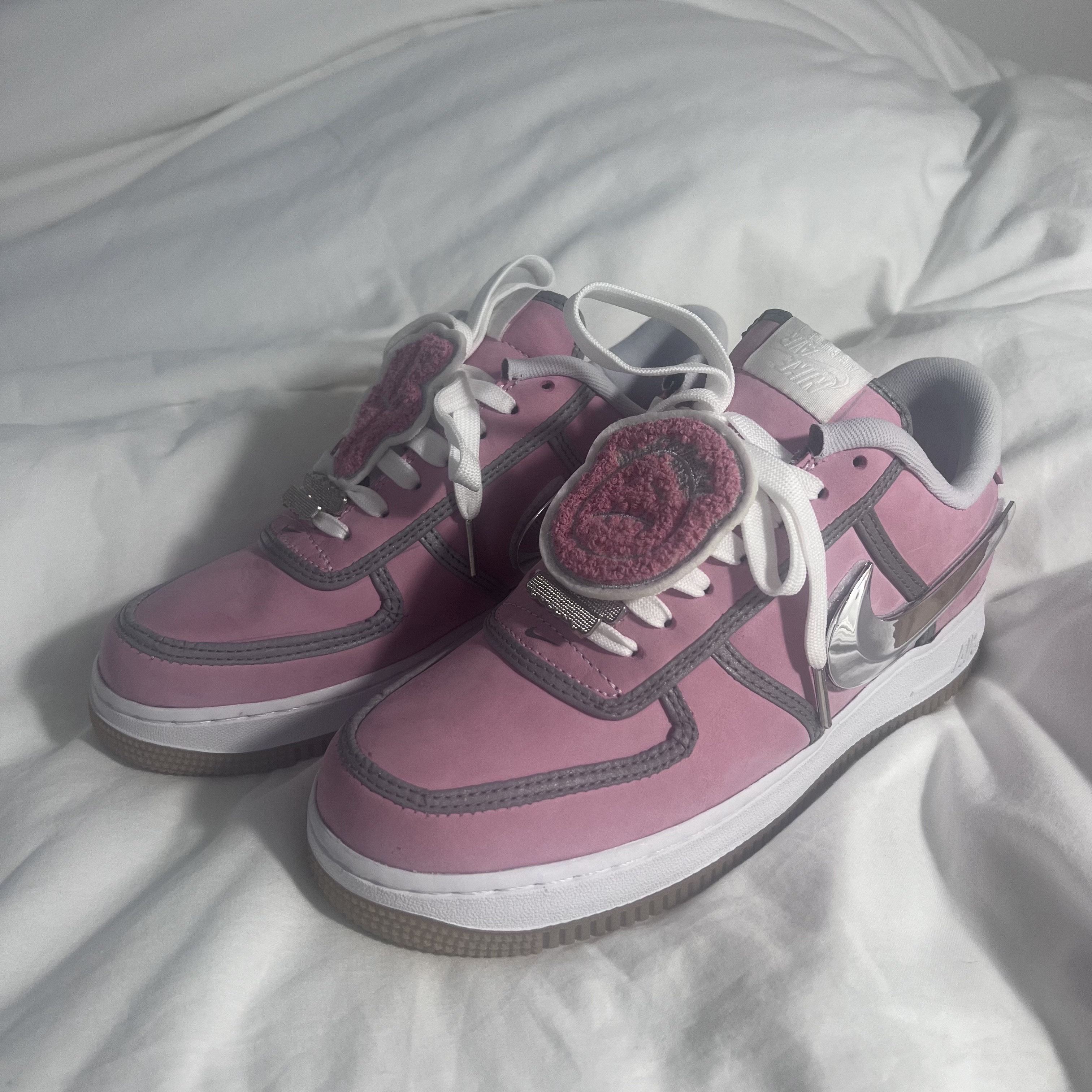 Nike x Travis Scott Air Force 1 Low White, Nike x Travis Scott Air Force 1 Low Sail 착용 스타일 - 4