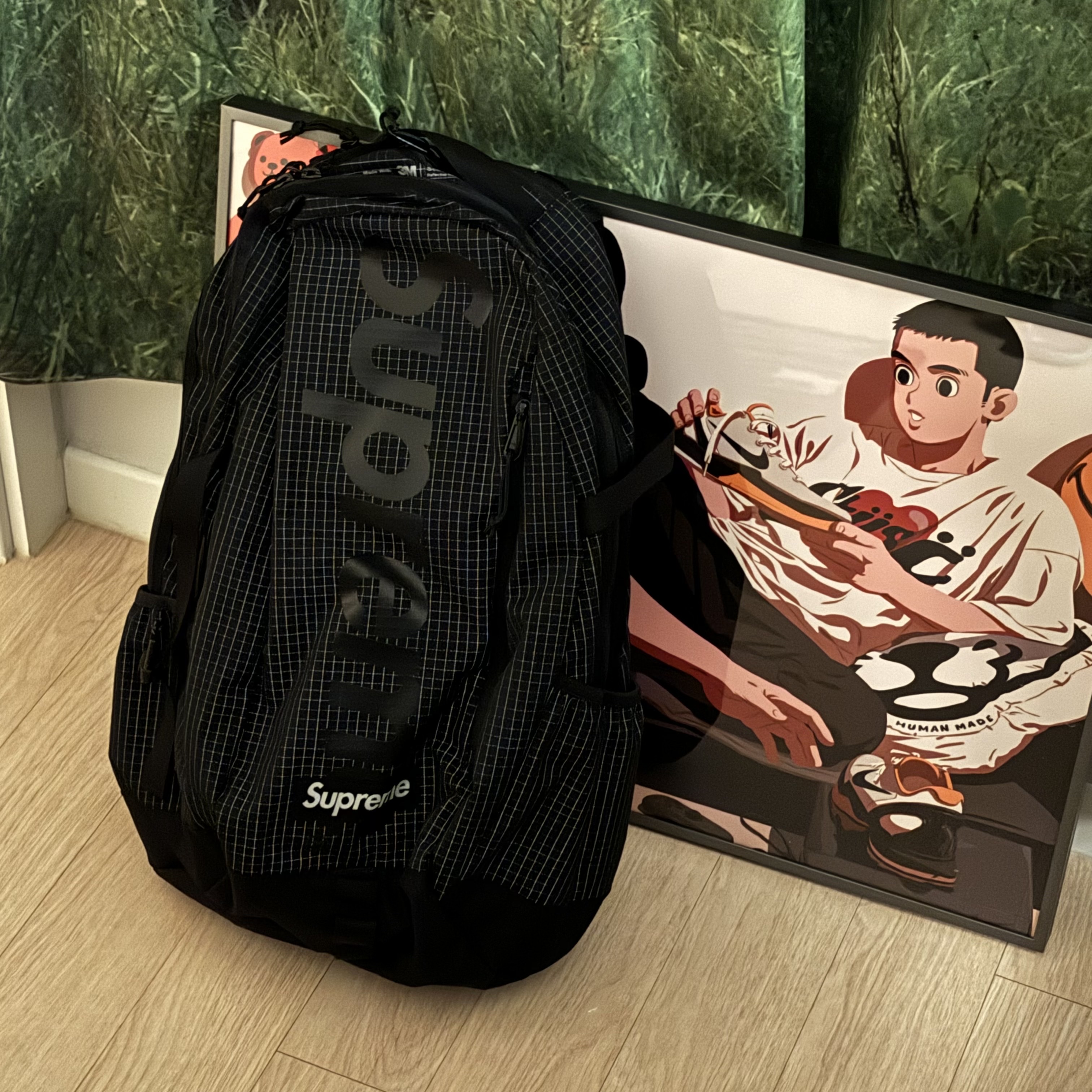 Supreme Backpack Black - 24SS 착용 스타일
