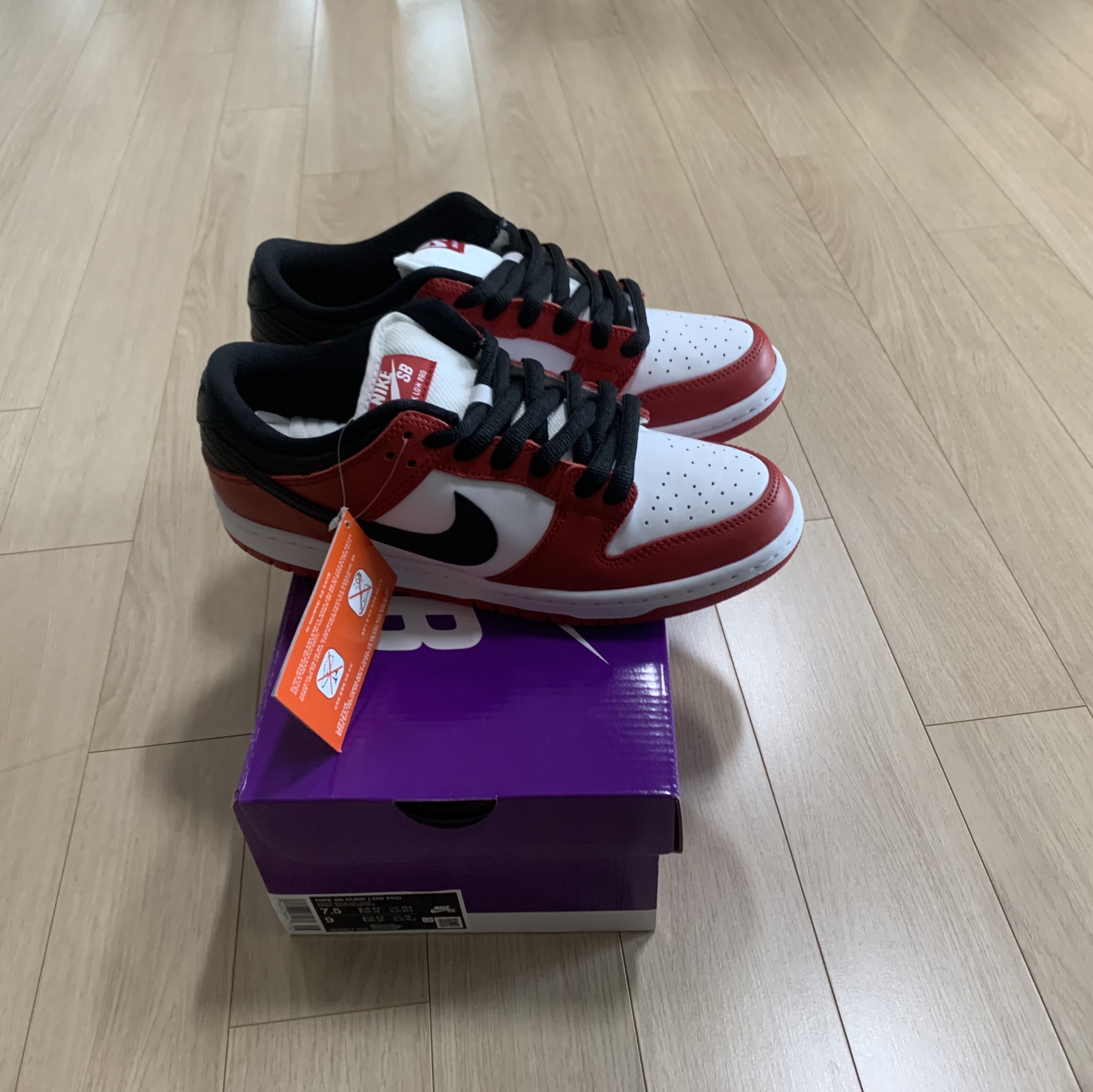 Nike SB Dunk Low Pro Chicago 착용 스타일 - 3