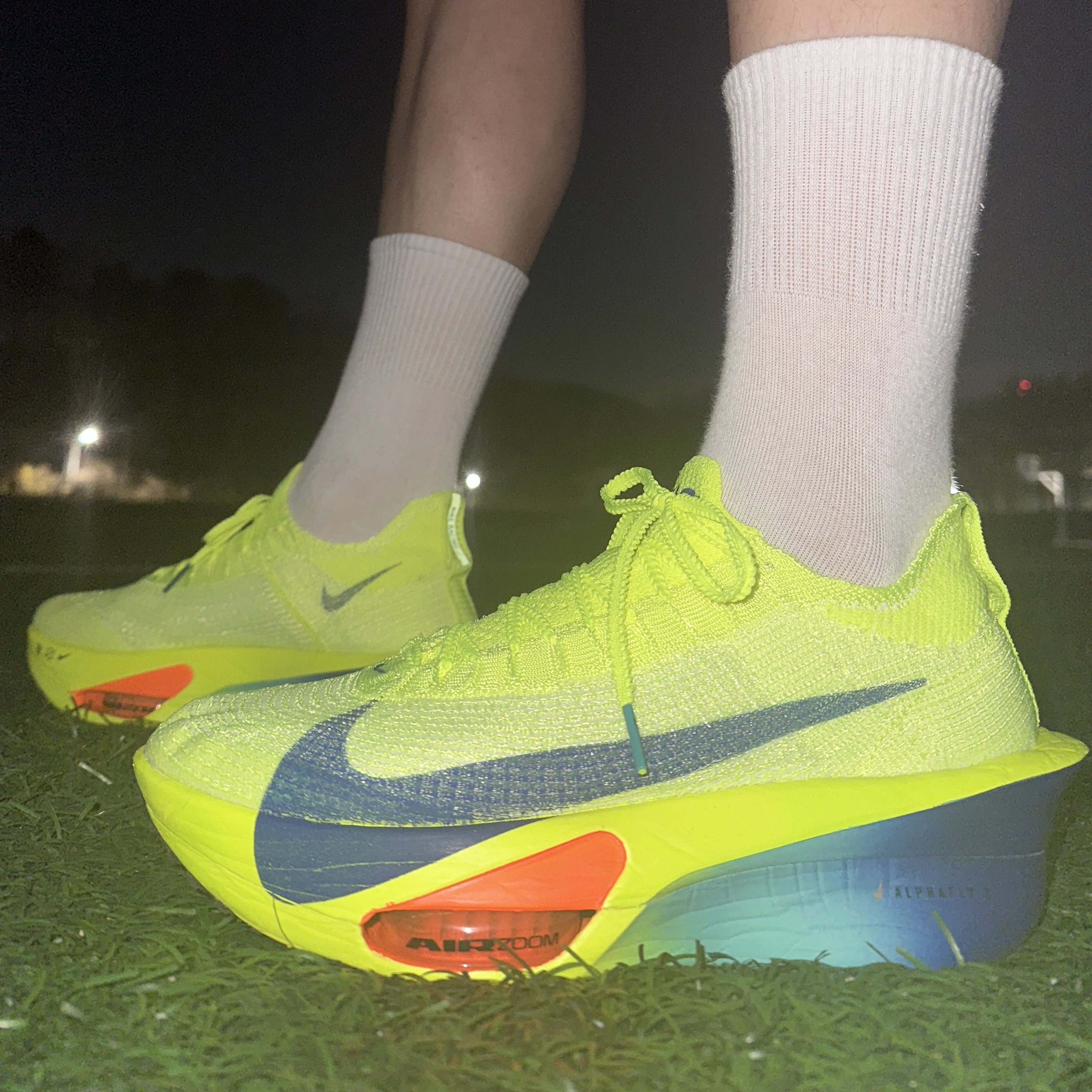 Nike Air Zoom Alphafly Next% 3 Volt 착용 스타일