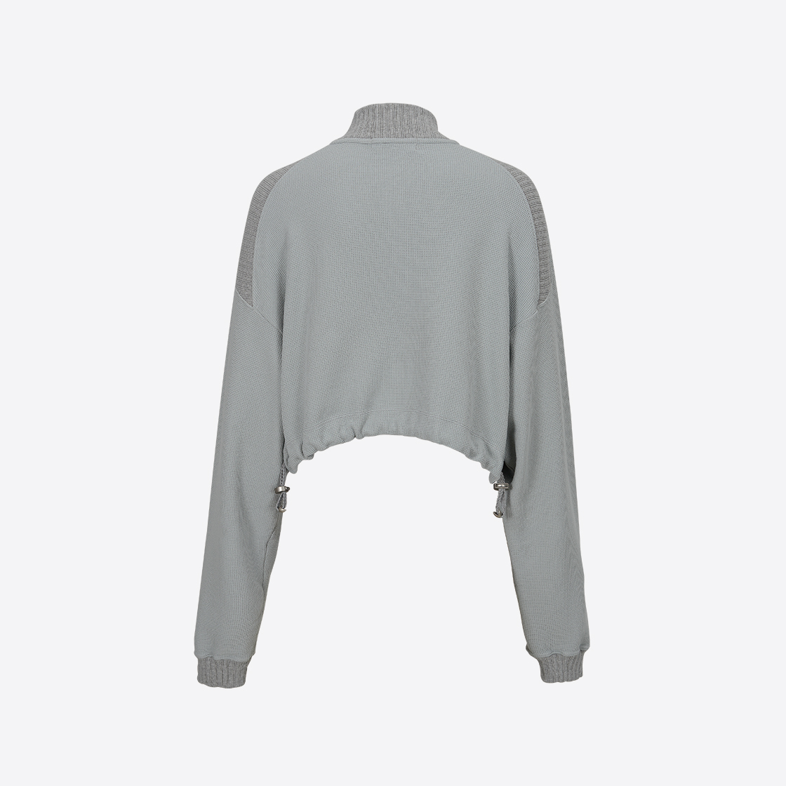 코스트퍼킬로 와플 집 가디건 라이트 블루(Cost per Kilo Waffle Zip Cardigan Light Blue) - 2