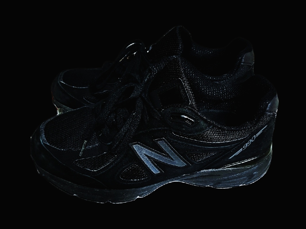 New Balance 990v4 Made in USA Black - D Standard 착용 스타일