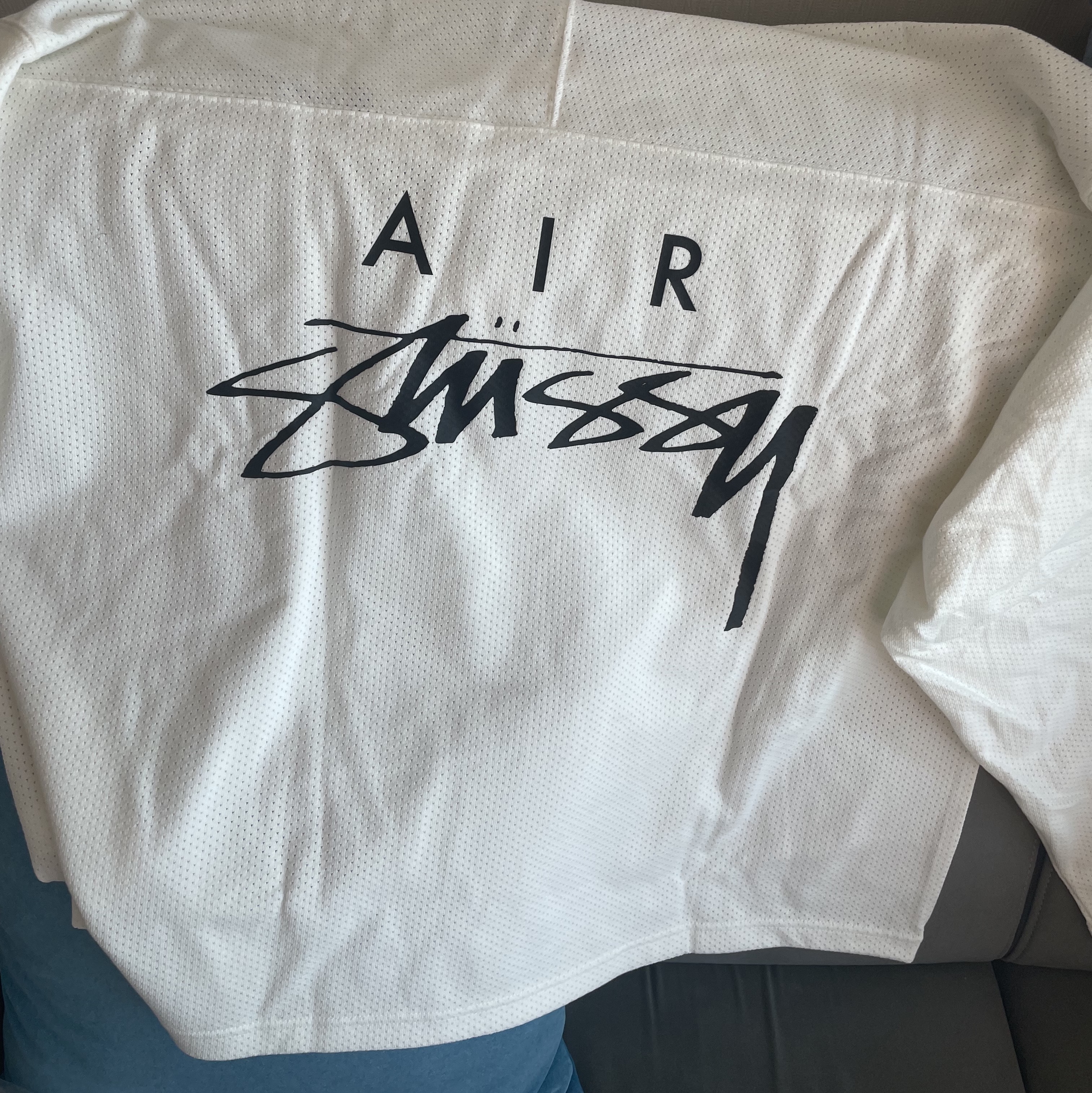 Nike x Stussy Long Sleeve Top Sail (FJ9164-133) 착용 스타일