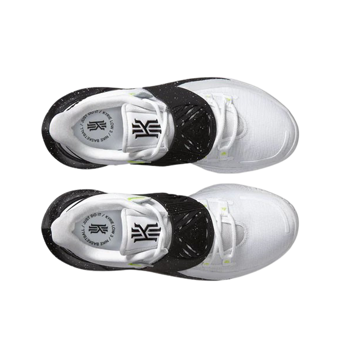 kyrie low 3 black and white
