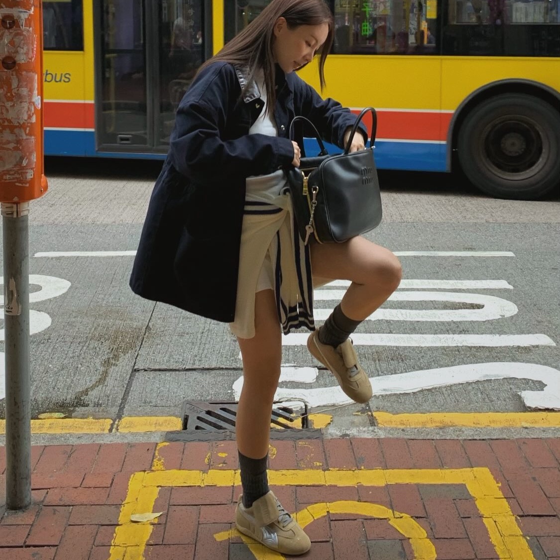 Puma x Open Yy Speedcat Prairie Tan Matte Silver 착용 스타일 - 2