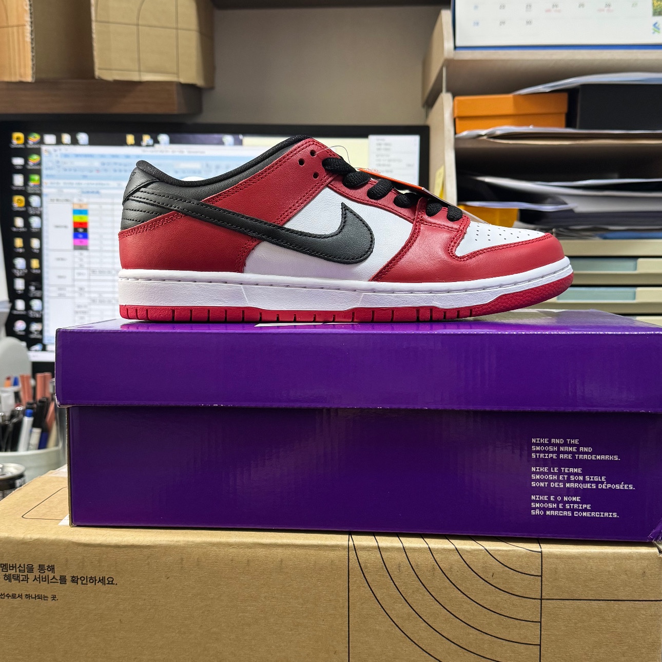 Nike SB Dunk Low Pro Chicago 착용 스타일