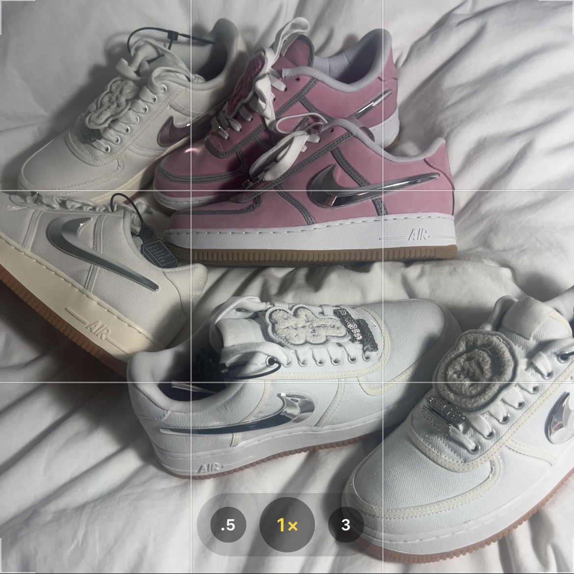 Nike x Travis Scott Air Force 1 Low White, Nike x Travis Scott Air Force 1 Low Sail 착용 스타일 - 1