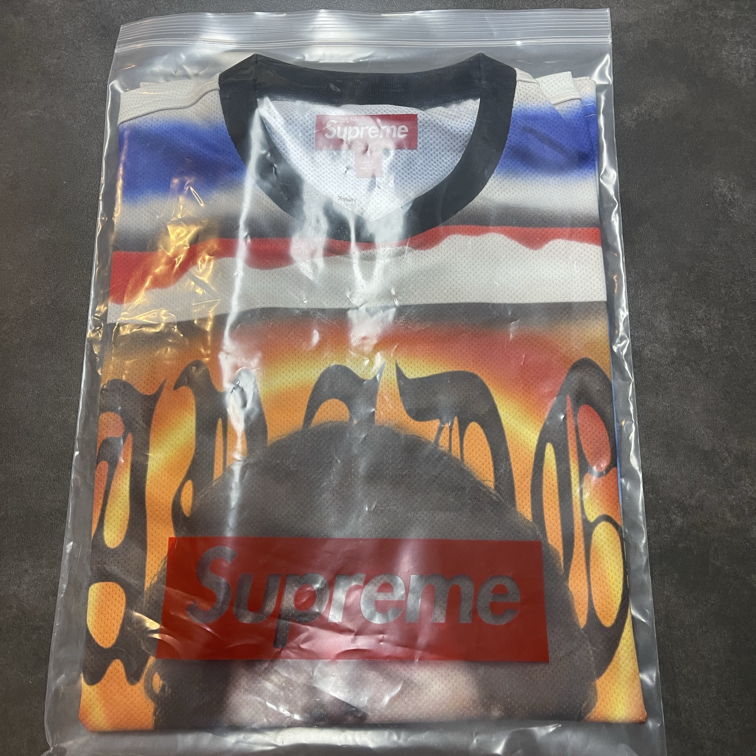 Supreme Maradona Soccer Jersey Multicolor - 24SS 착용 스타일
