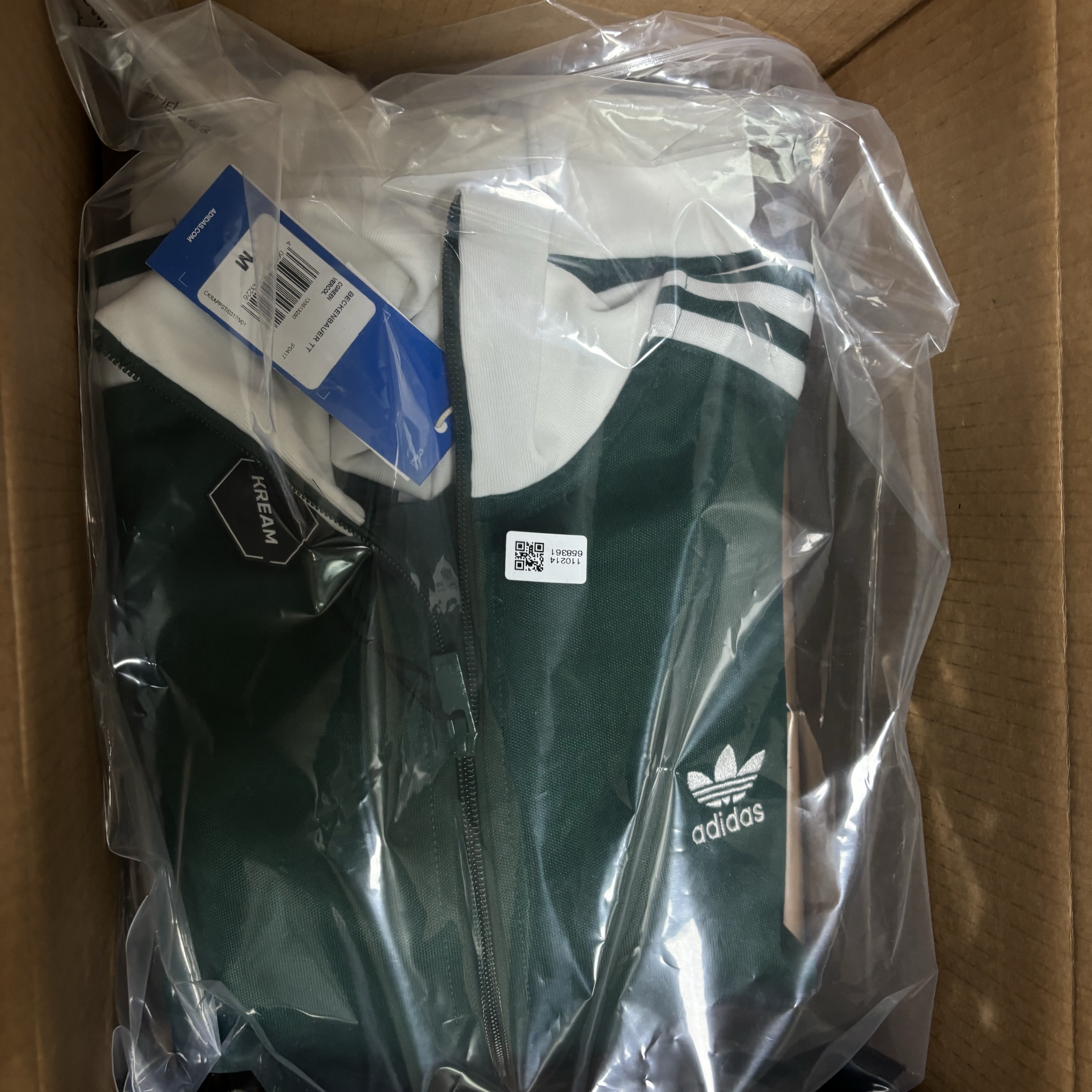 Adidas Adicolor Classics Beckenbauer Track Jacket Collegiate Green - KR Sizing 착용 스타일