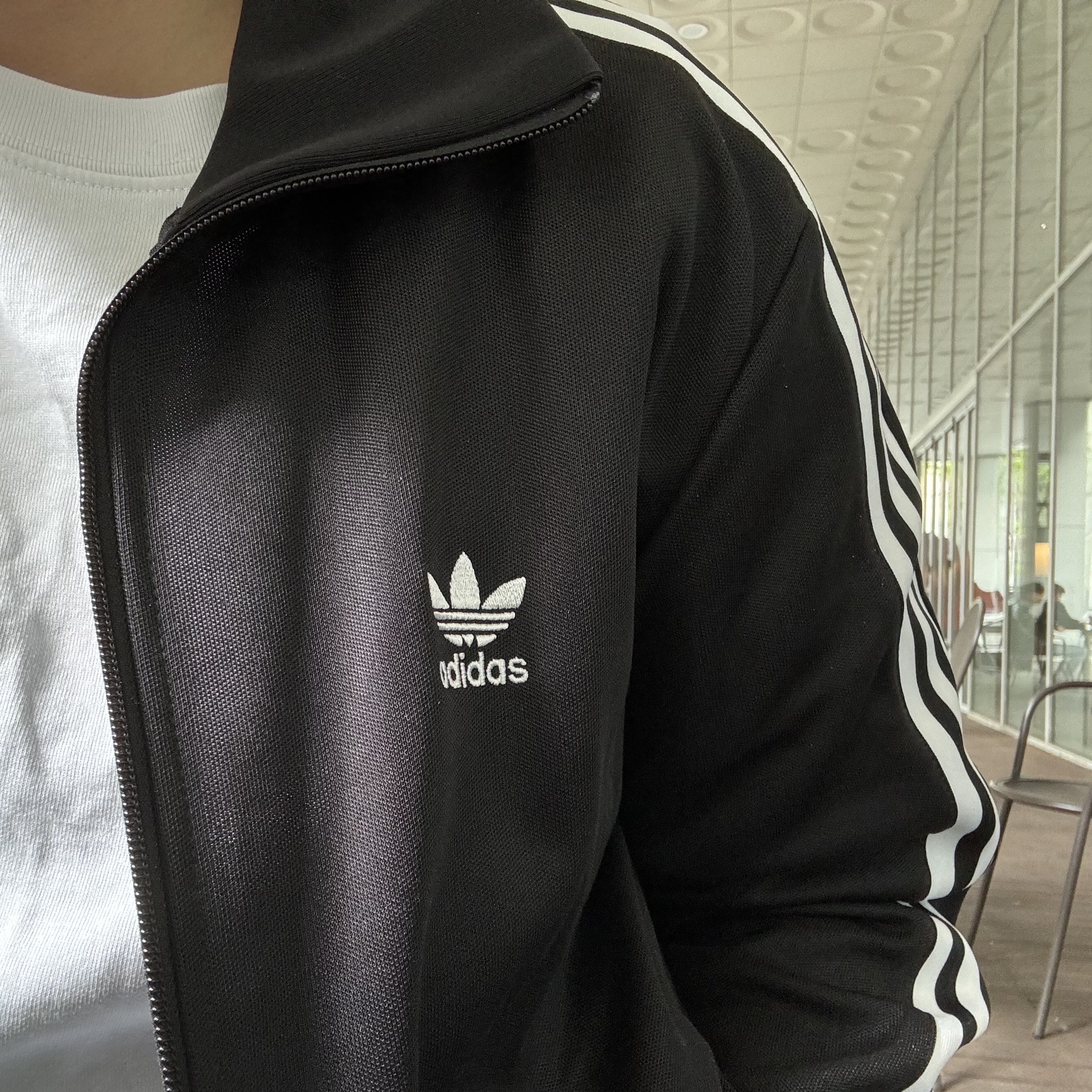 Adidas Adicolor Classics Firebird Track Top Black - KR Sizing 착용 스타일
