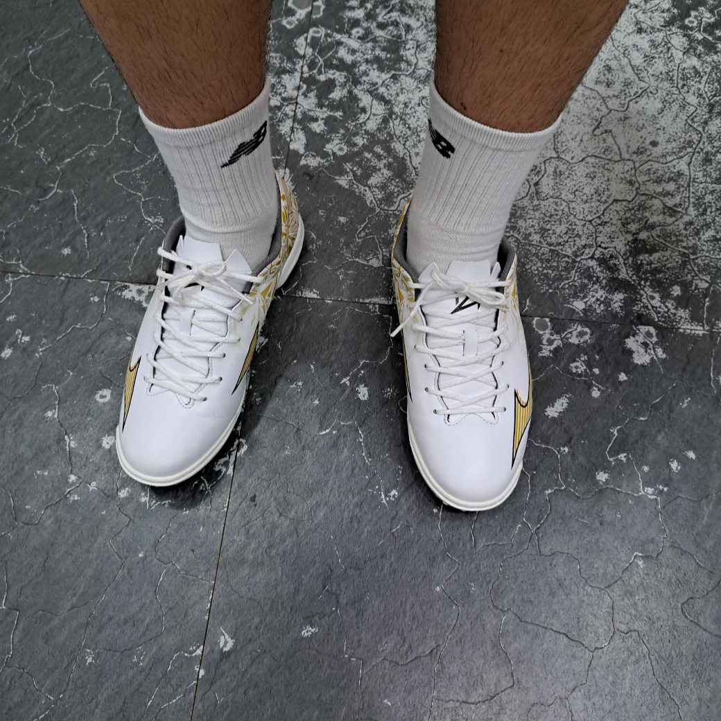 Mizuno Alpha Elite AS White Gold 착용 스타일