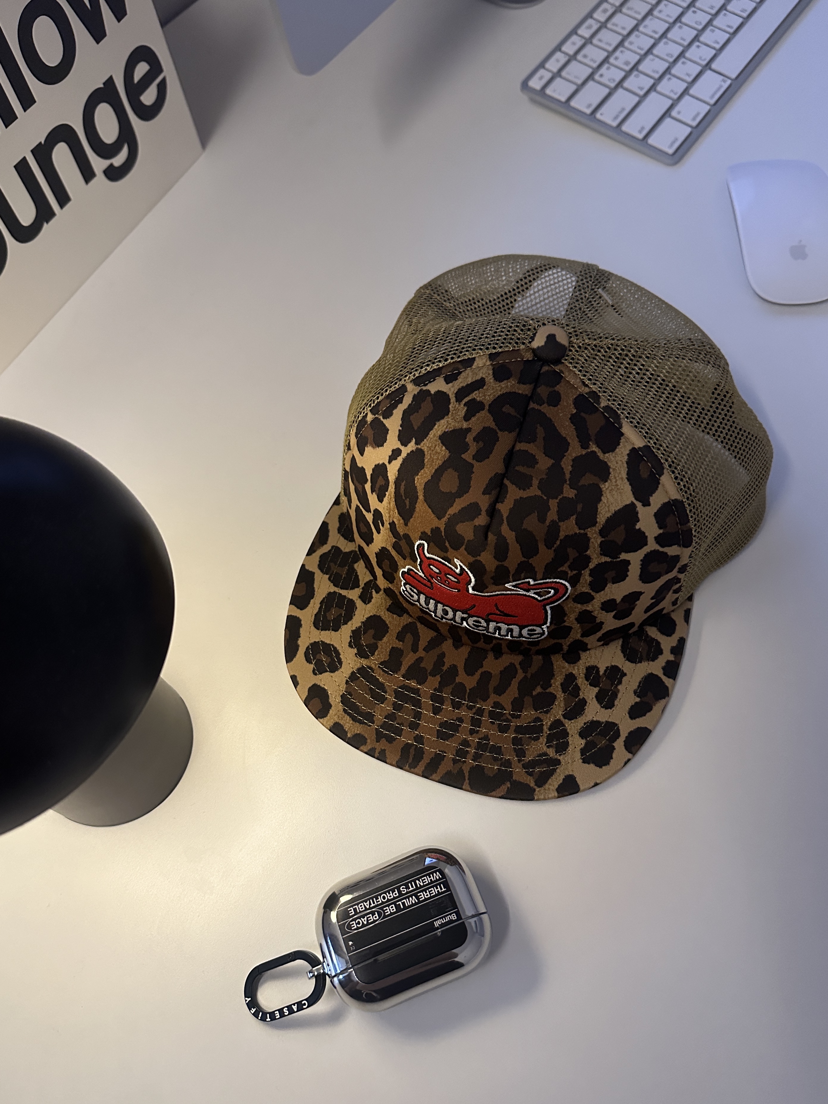 Supreme x Toy Machine Mesh Back 5-Panel Leopard - 24SS 착용 스타일