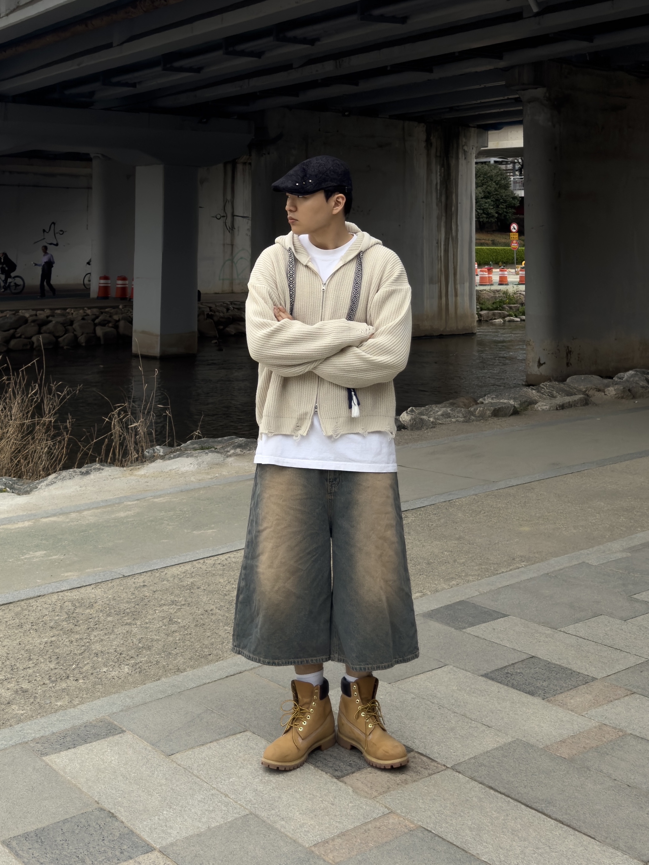 Nos Couleurs Paisley Rivet Hunting Cap Black, Timberland Premium 6 inch Waterproof Boot Wheat Nubuck - Wide 착용 스타일 - 2