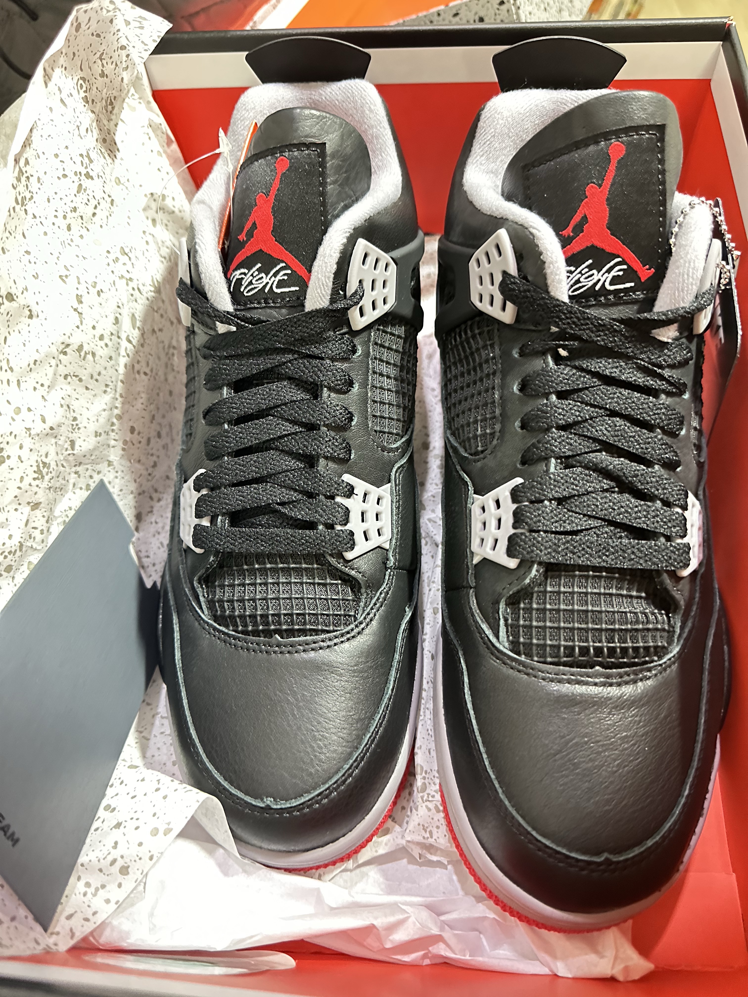 Jordan 4 Retro Bred Reimagined 착용 스타일