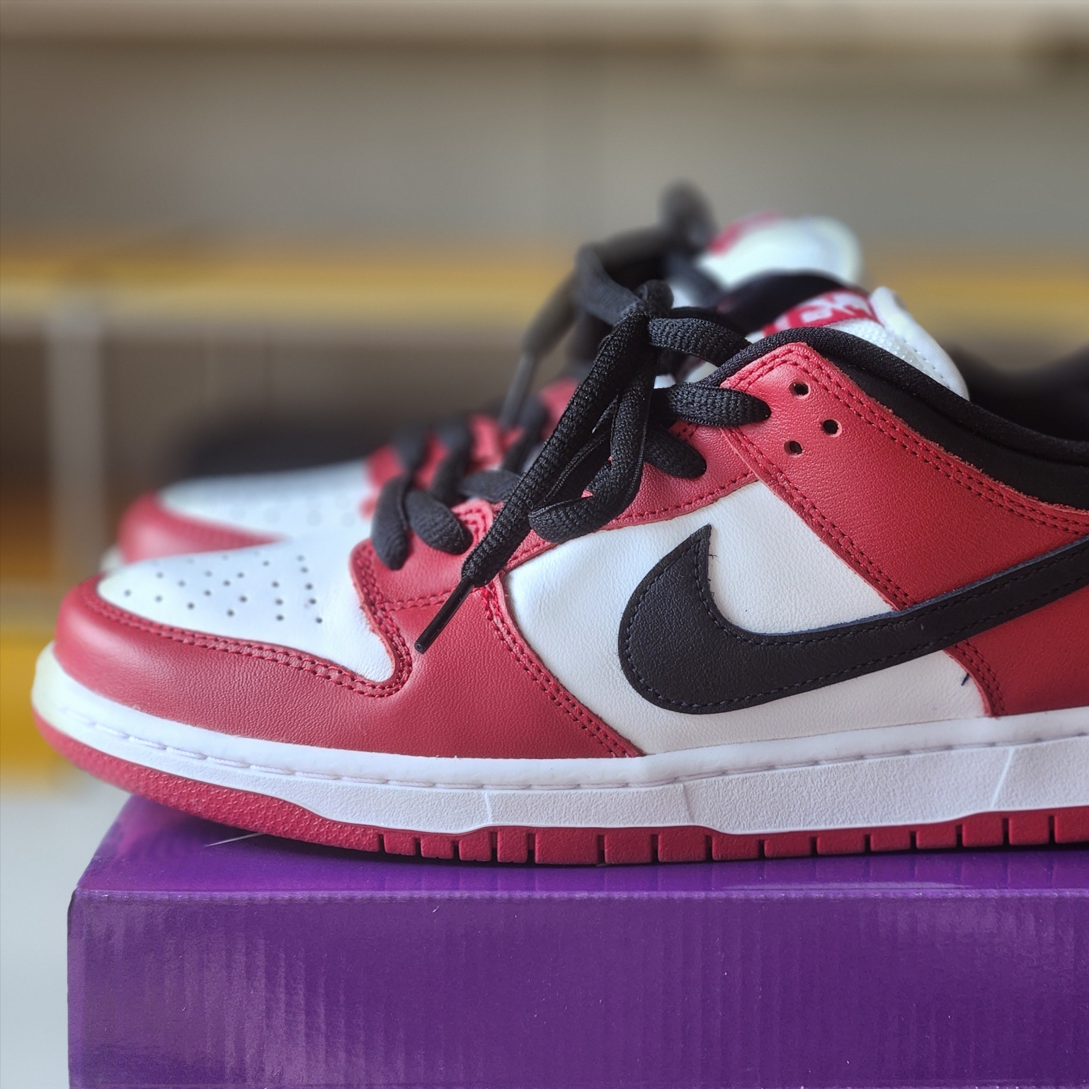 Nike SB Dunk Low Pro Chicago 착용 스타일 - 2
