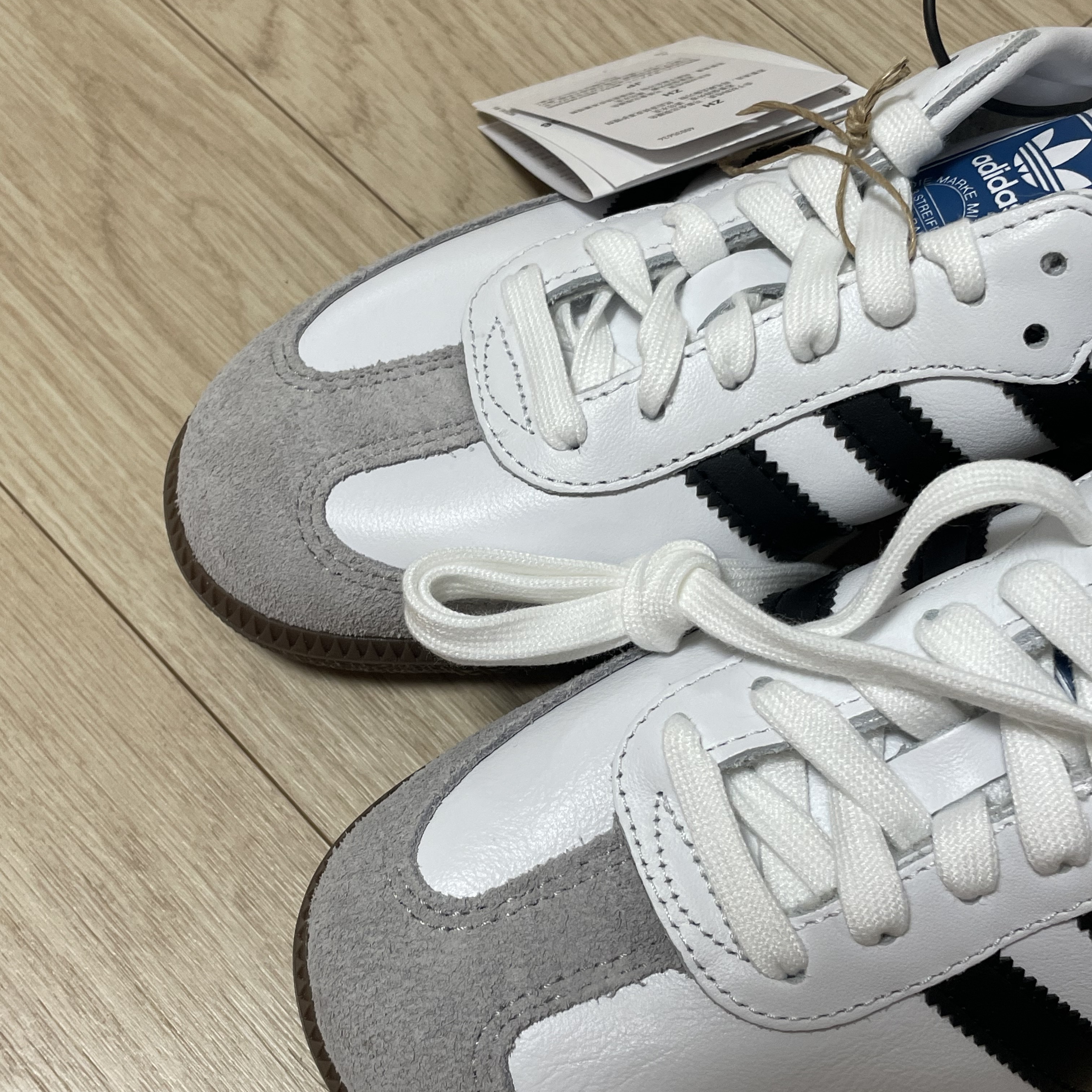 Adidas Samba OG Cloud White 착용 스타일 - 1