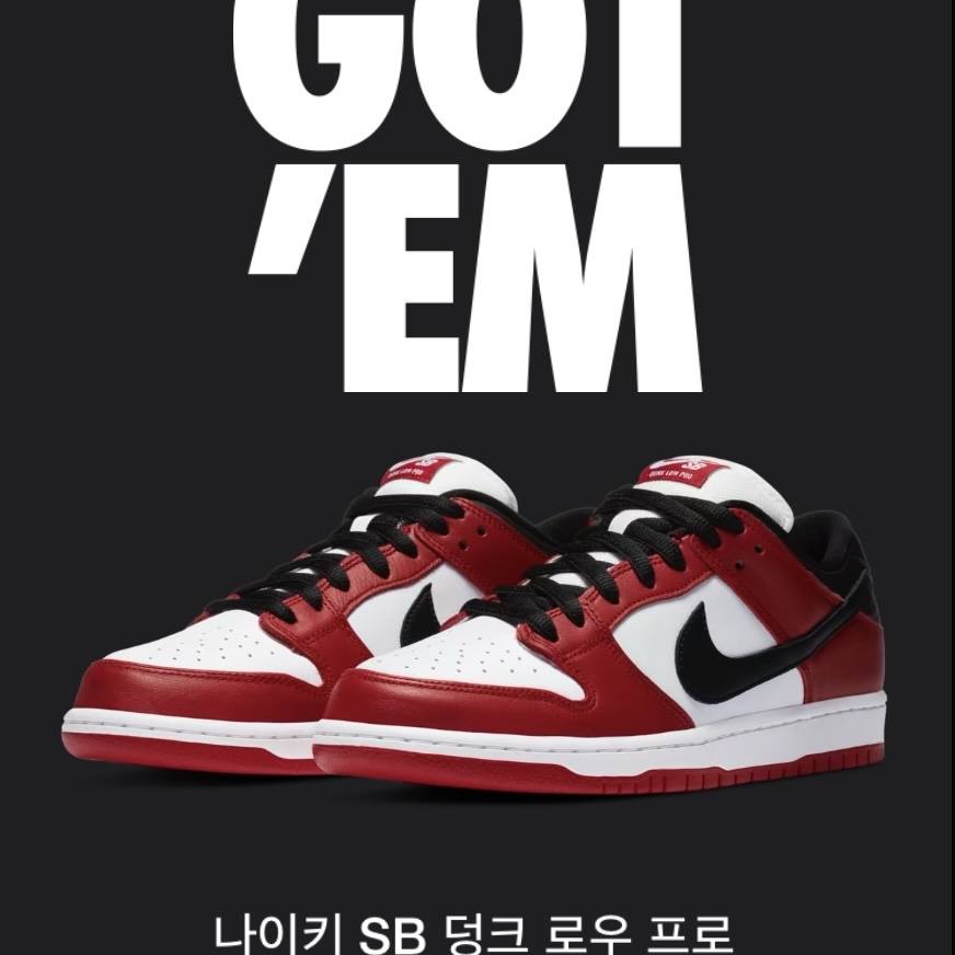 Nike SB Dunk Low Pro Chicago 착용 스타일 - 4