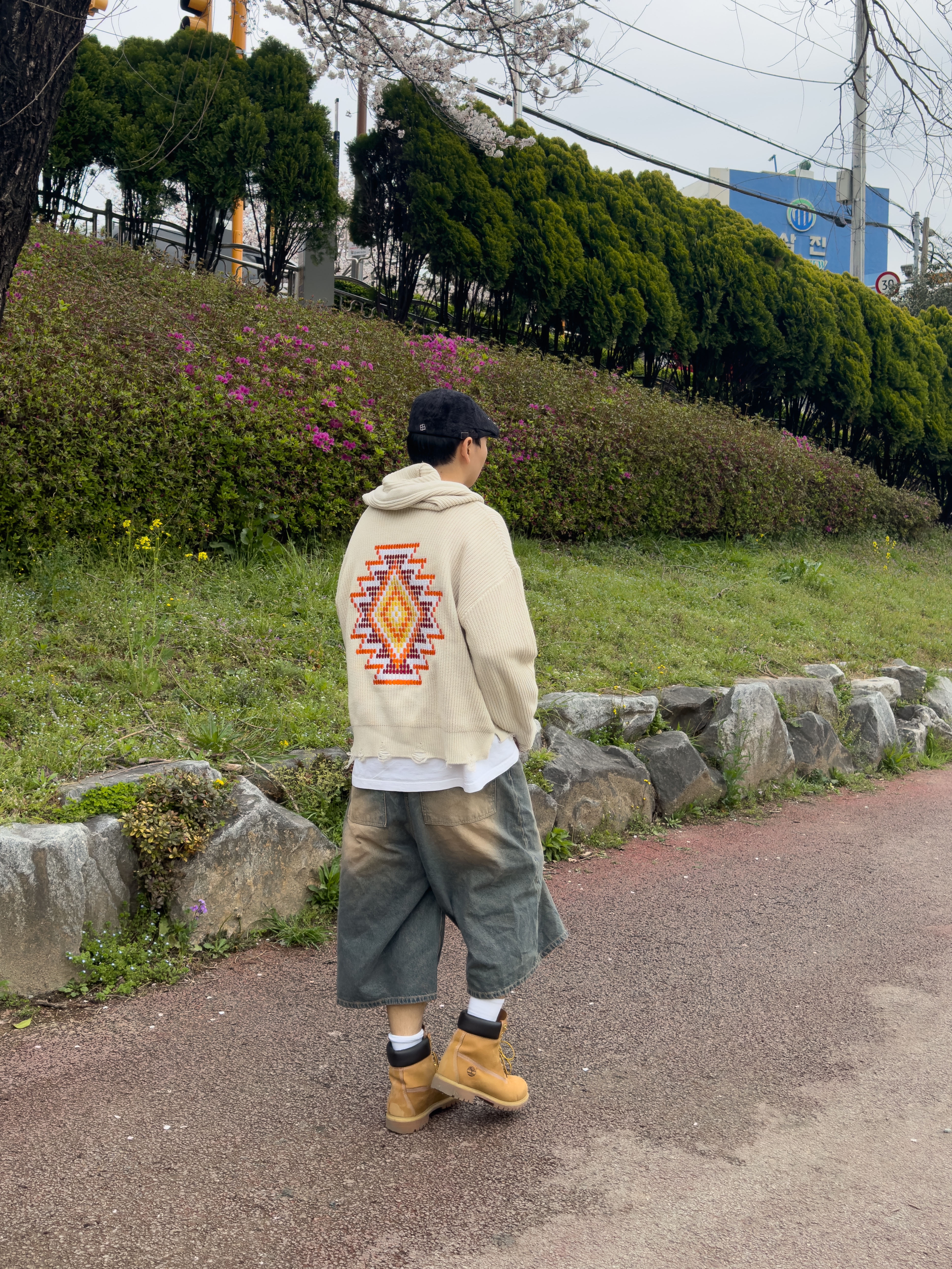 Nos Couleurs Paisley Rivet Hunting Cap Black, Timberland Premium 6 inch Waterproof Boot Wheat Nubuck - Wide 착용 스타일 - 3