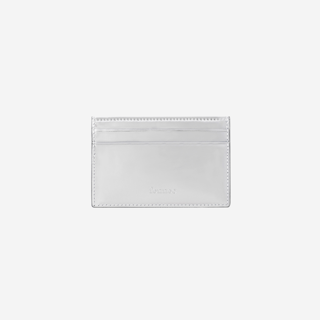◇Fennec◇ TRIANGLE SLIT POCKET SILVER 페넥 트라이앵글 슬릿 카드 홀더 미러 실버 | Fennec | KREAM