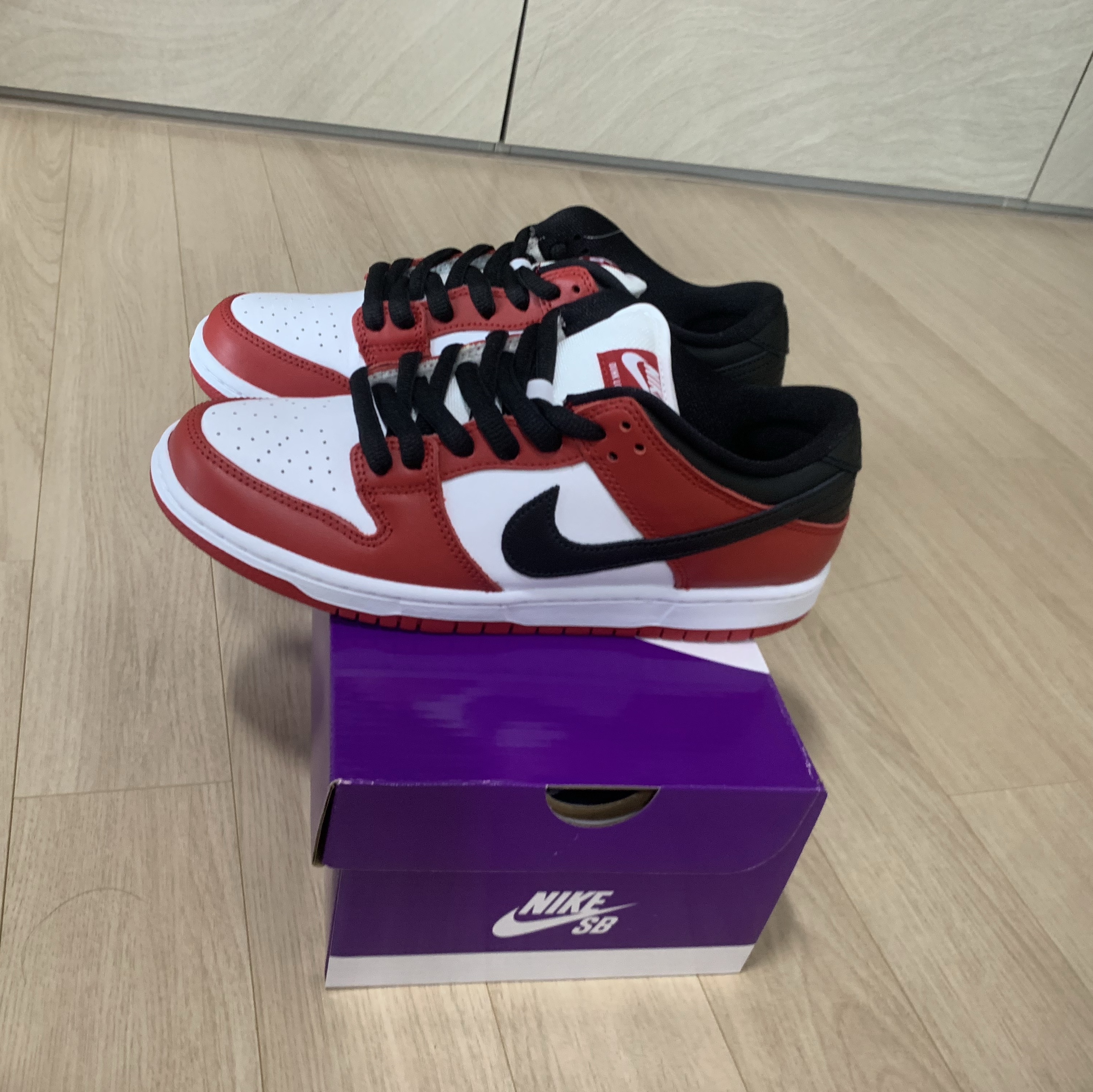 Nike SB Dunk Low Pro Chicago 착용 스타일 - 2