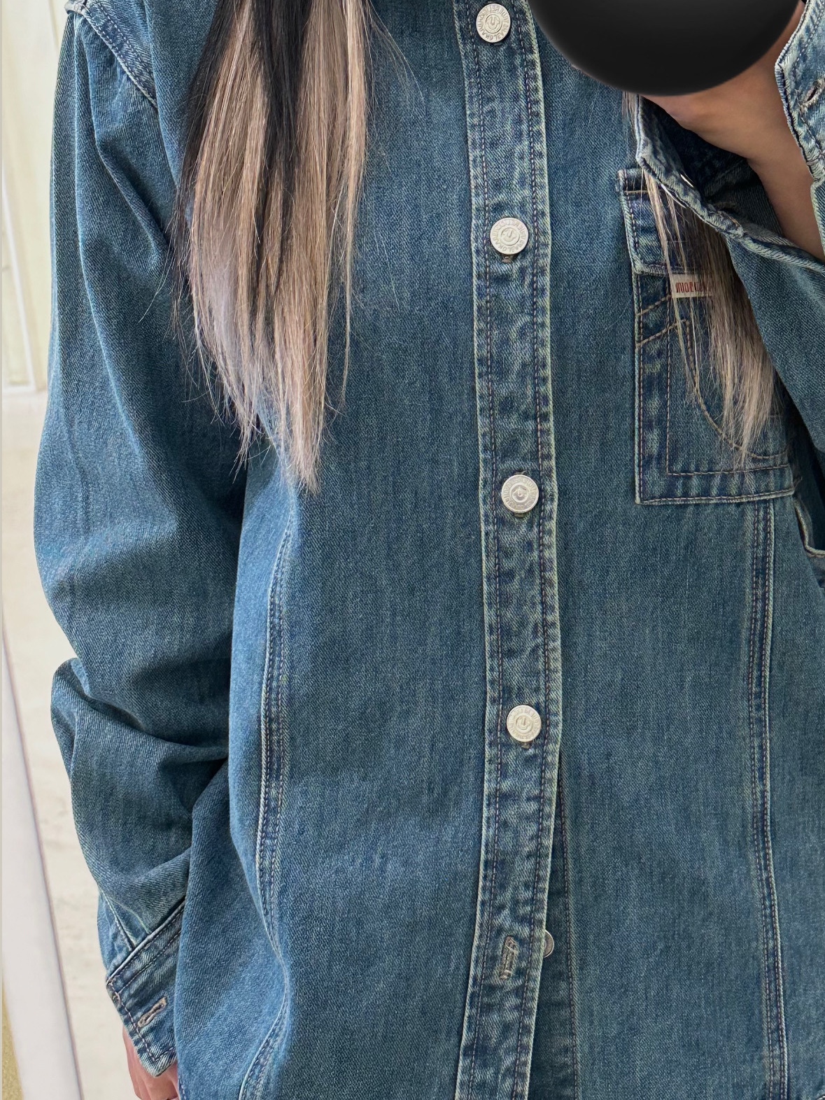 True Religion Denim Field Shirts Indigo 착용 스타일