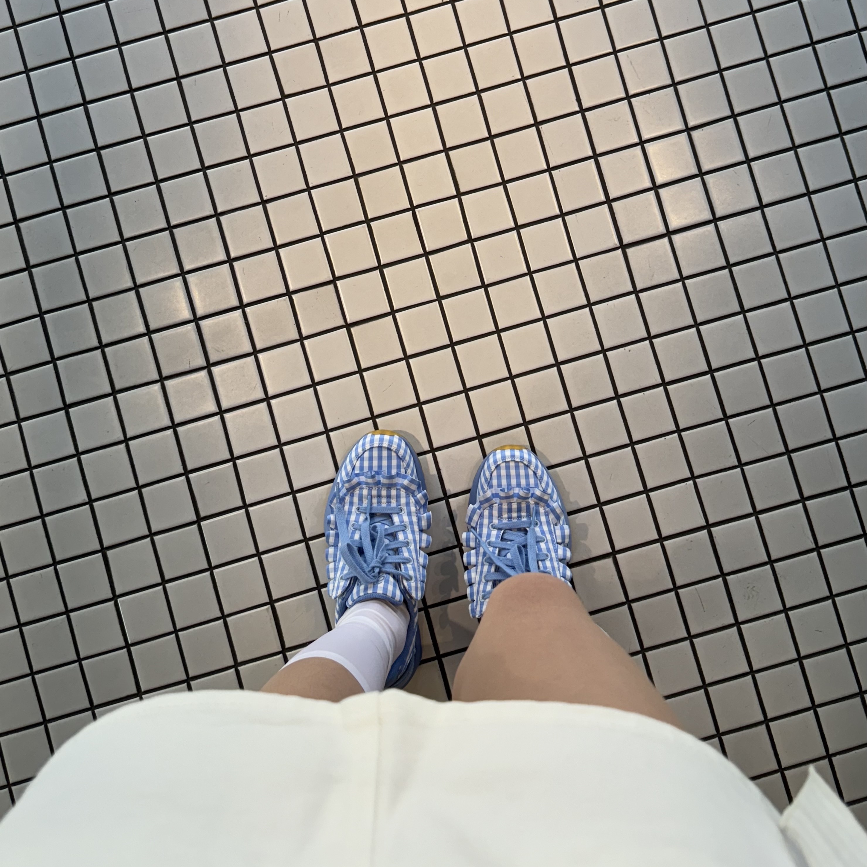Asics x Shushu/Tong Tarther SC Plus Blue Gingham 착용 스타일 - 2