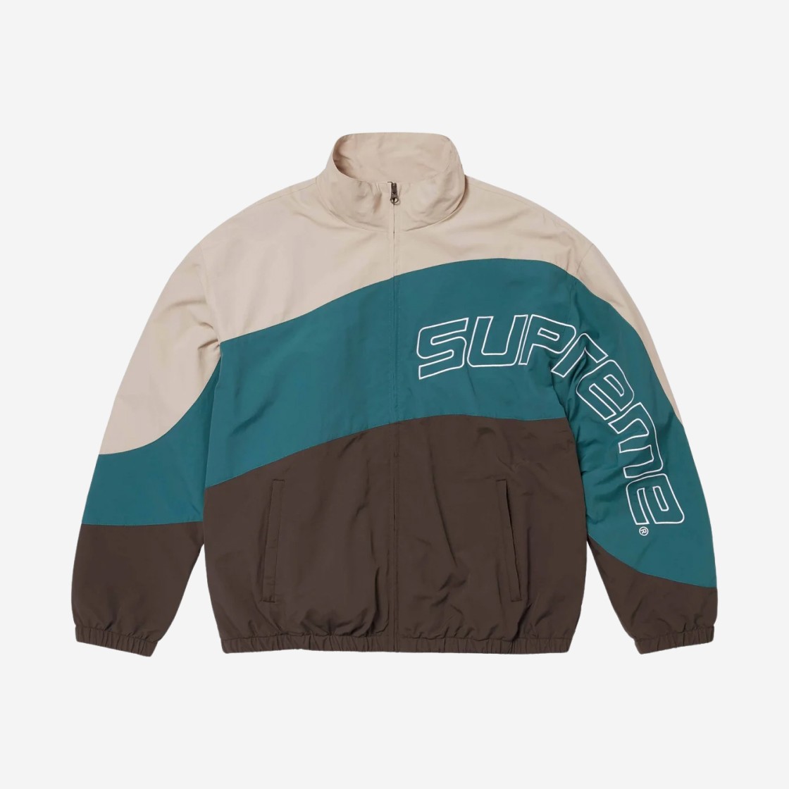 Supreme Curve Track Jacket Brown - 24SS 상세 이미지 1