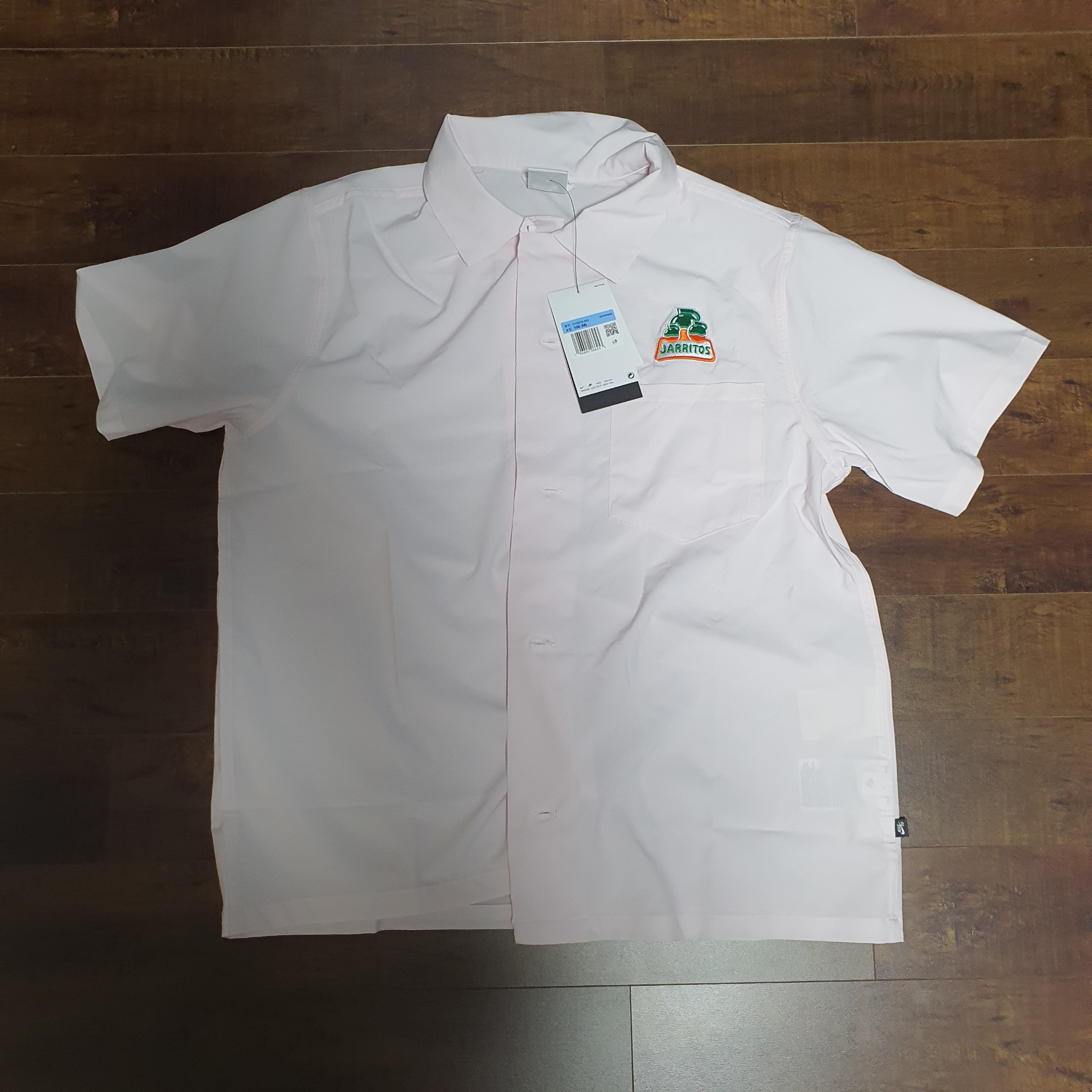 Nike x Jarritos SB Bowling Button-Up Shirt Pearl Pink - Asia 착용 스타일