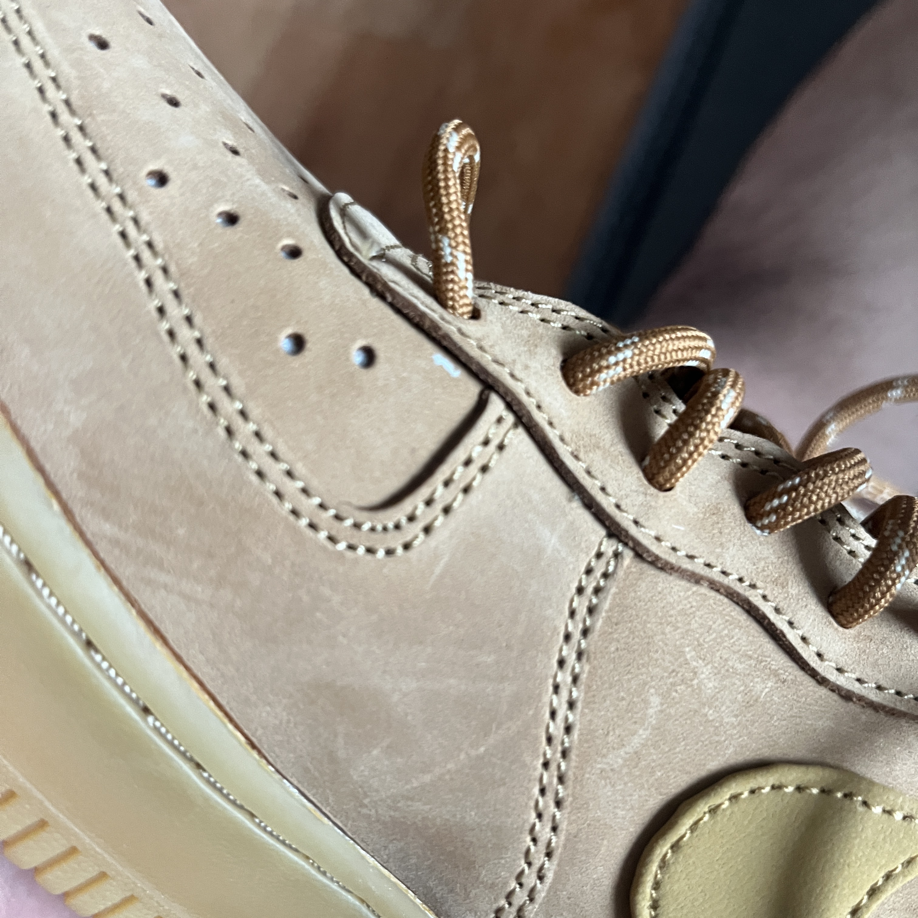 Nike Air Force 1 '07 WB Flax 착용 스타일 - 1