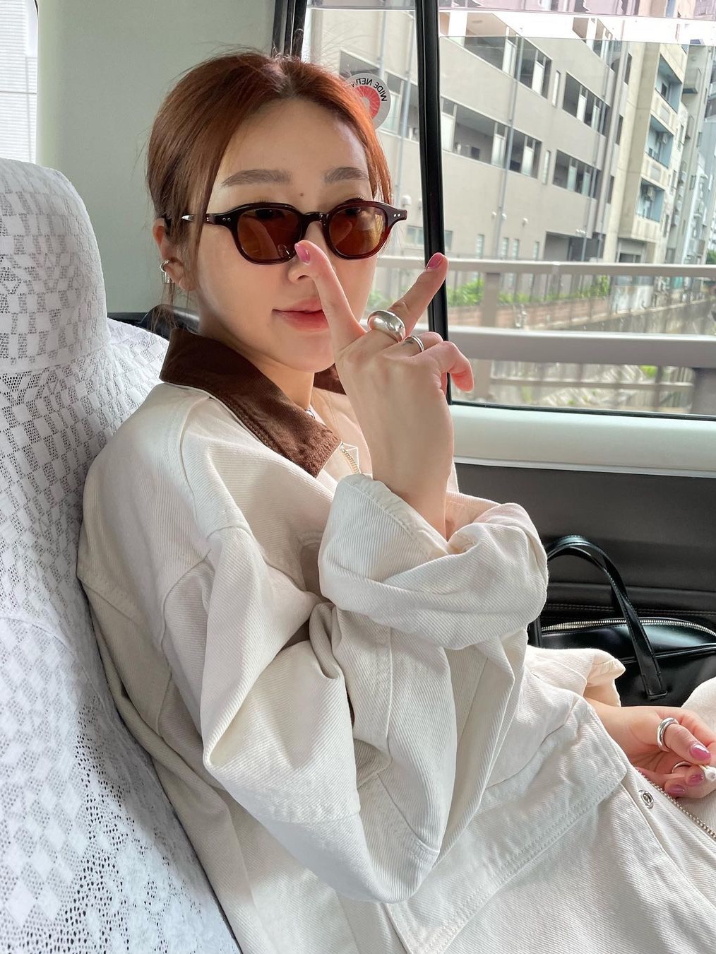 PROJEKT PRODUKT CL8 C2 Sunglasses 착용 스타일