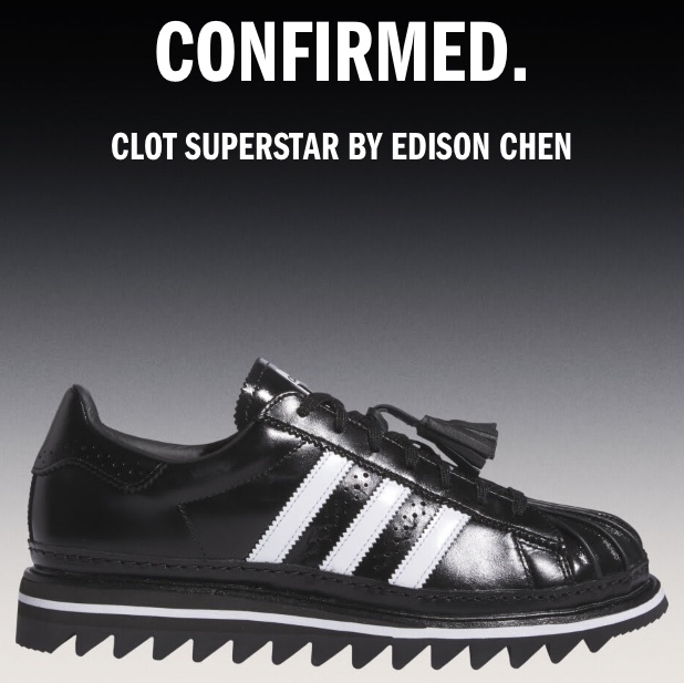Adidas x Clot Superstar Core Black Cloud White 착용 스타일