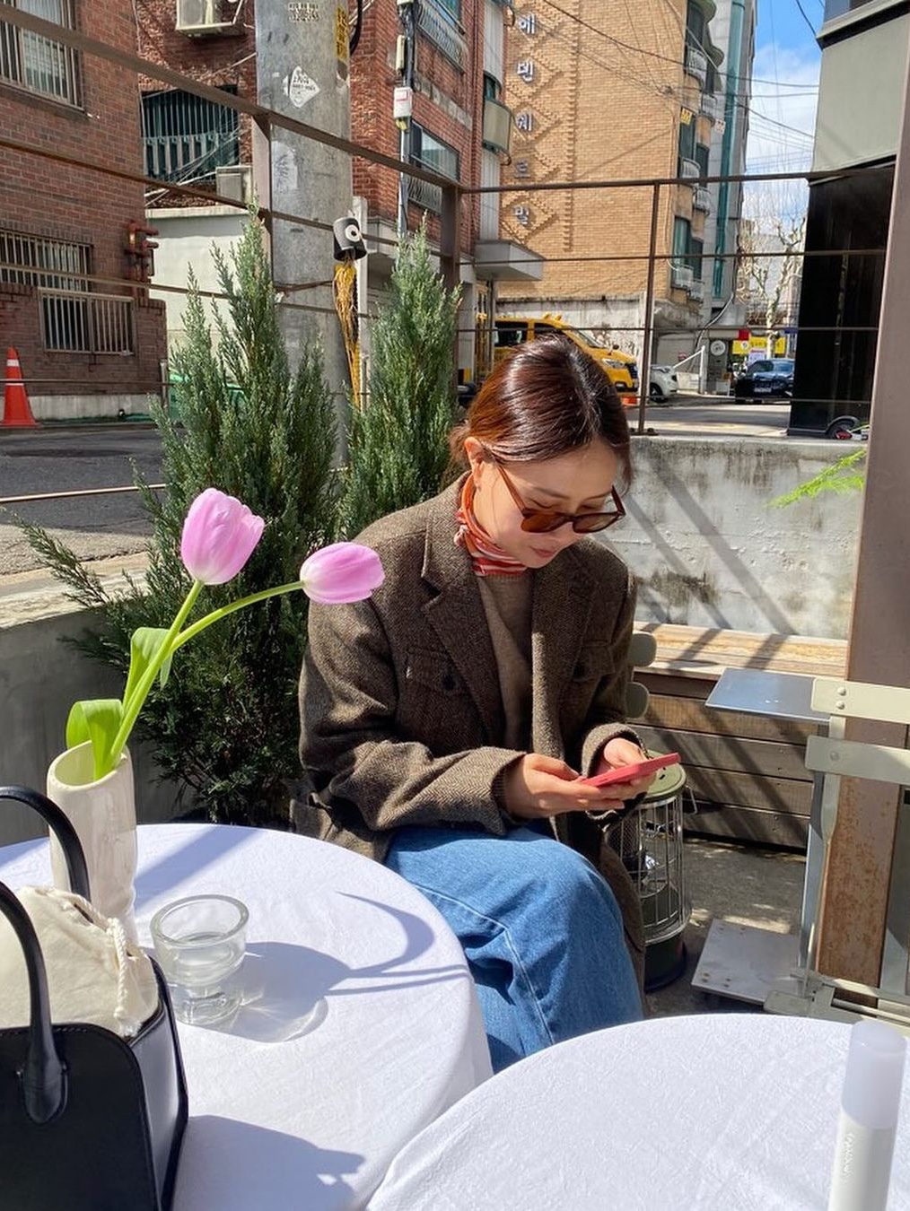PROJEKT PRODUKT CL8 C2 Sunglasses 착용 스타일