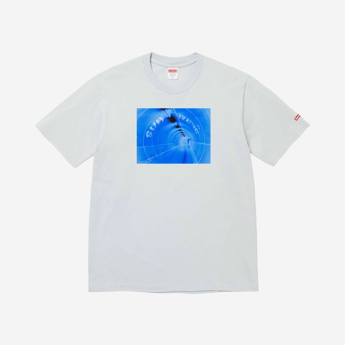 Supreme Tunnel T-Shirt Cement - 24SS 상세 이미지 1