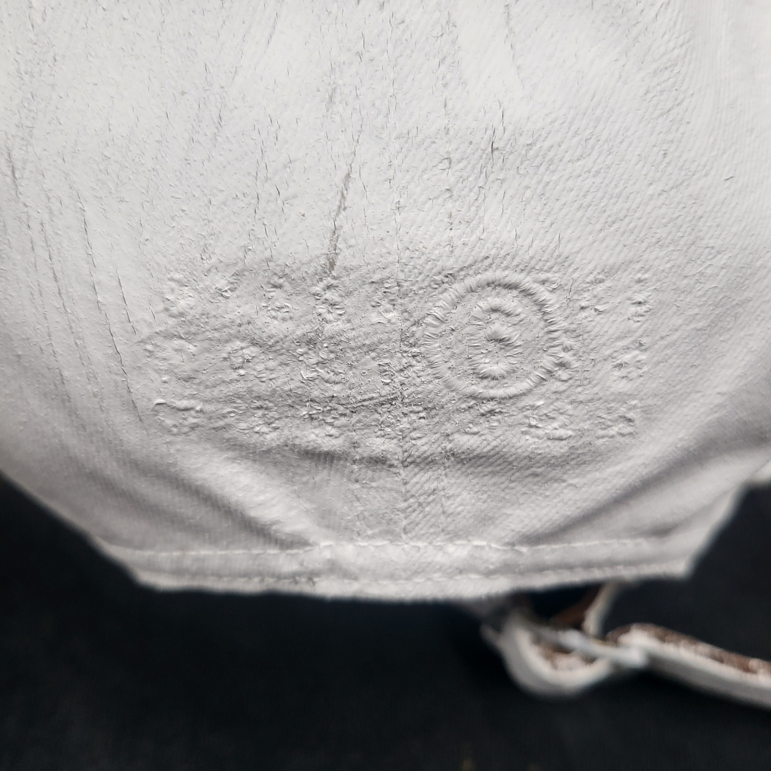 Supreme x MM6 Maison Margiela Painted Camp Cap White - 24SS 착용 스타일 - 3