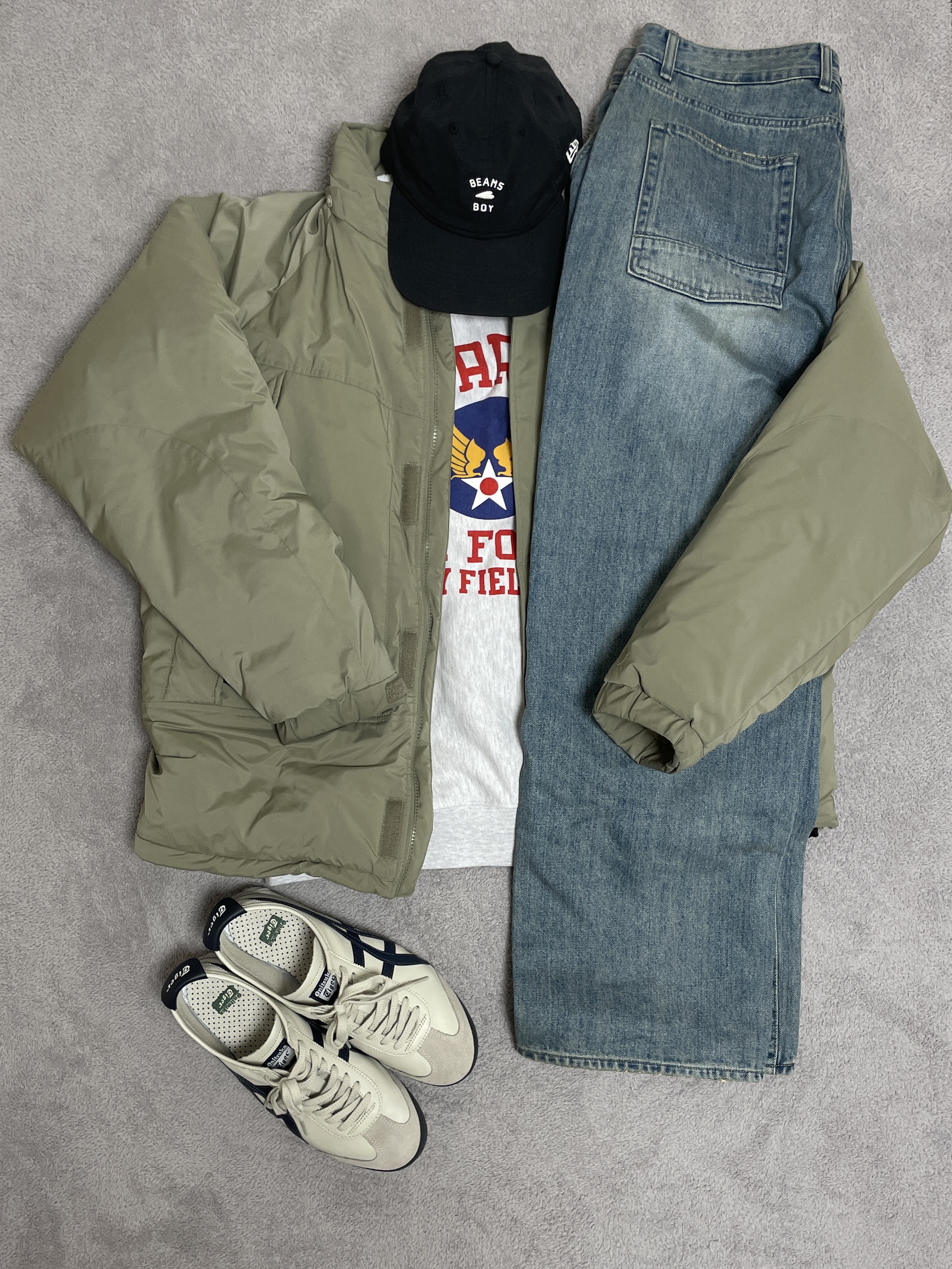 Onitsuka Tiger Mexico 66 Birch 착용 스타일 - 4