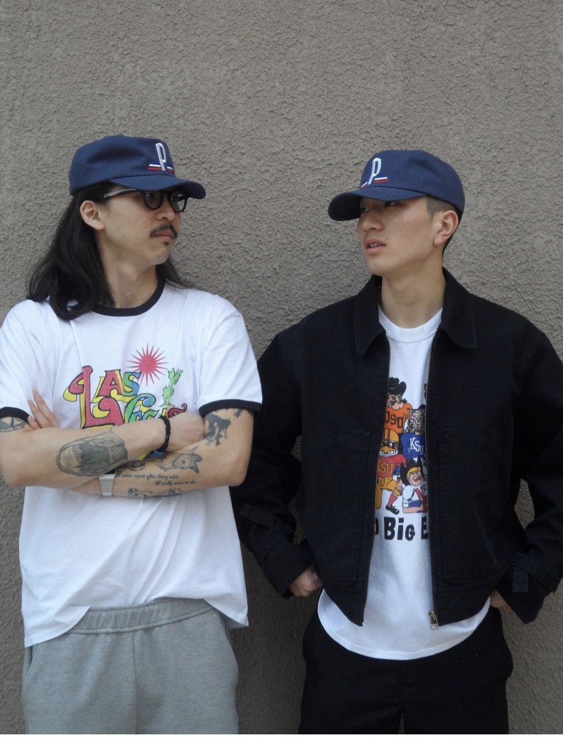 Wild Donkey Big Eight T-Shirt White 착용 스타일 - 3