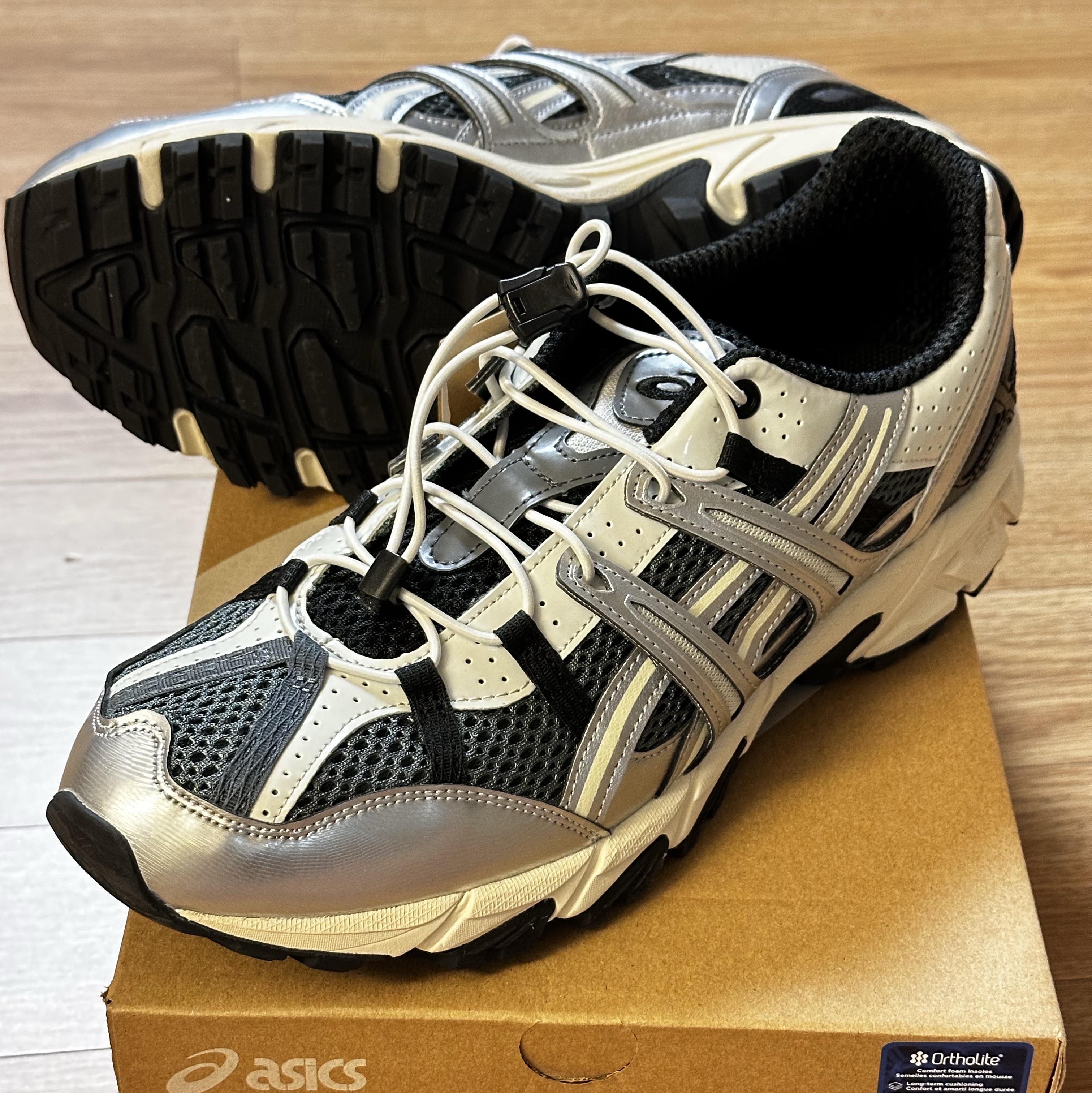 Asics Unlimited Gel-Sonoma 15-50 Steel Grey Pure Silver 착용 스타일 - 2