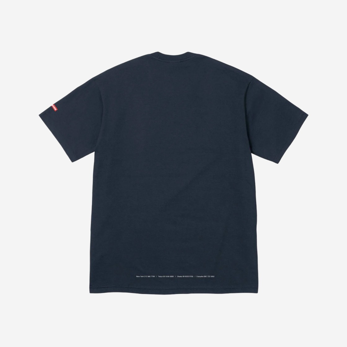 Supreme Tunnel T-Shirt Navy - 24SS 상세 이미지 2