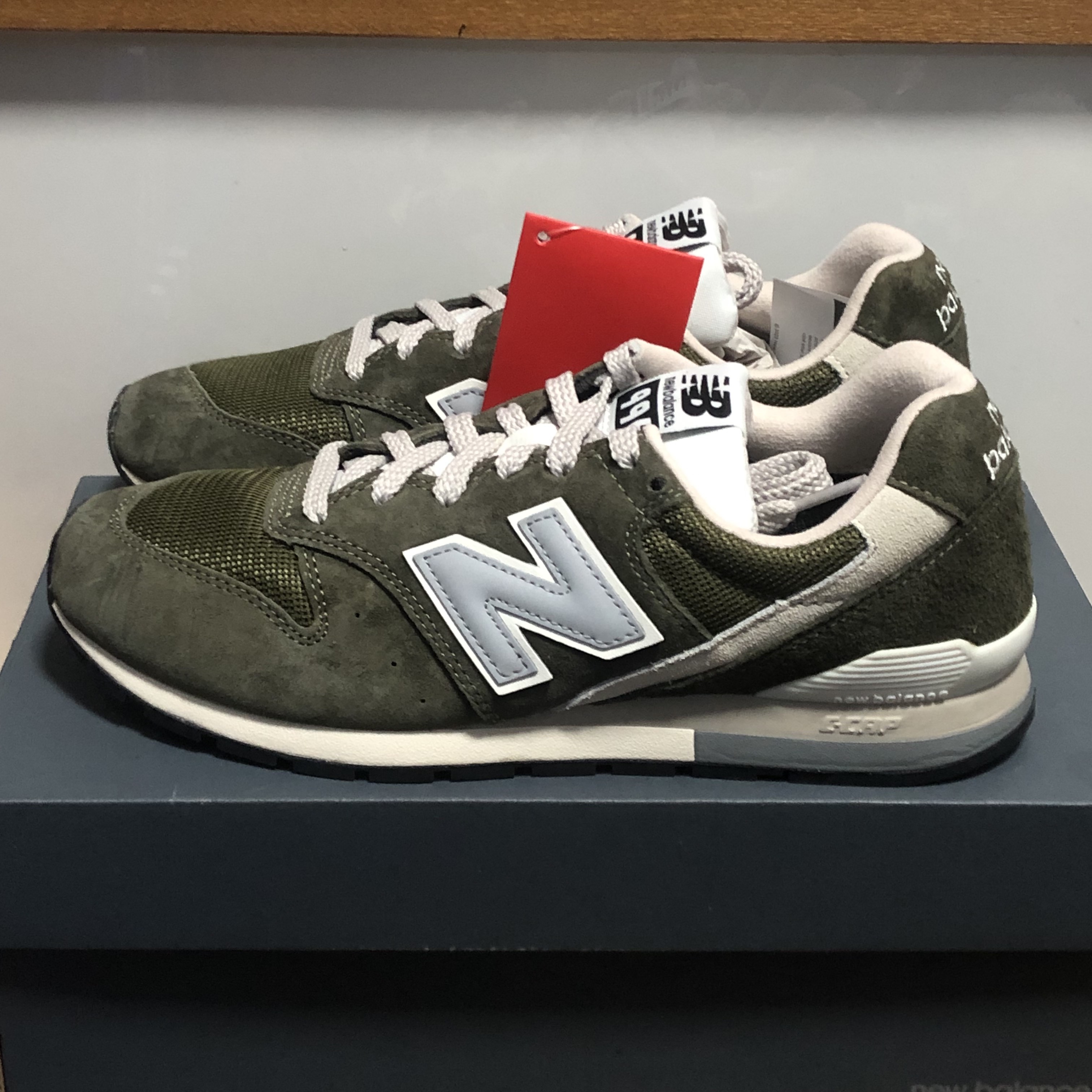 New Balance 996 Dark Green 착용 스타일