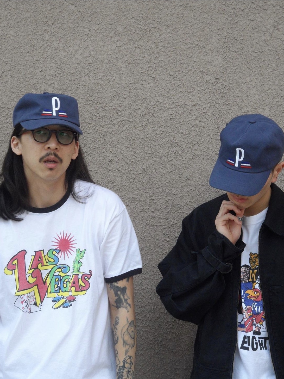 Wild Donkey Big Eight T-Shirt White 착용 스타일 - 2