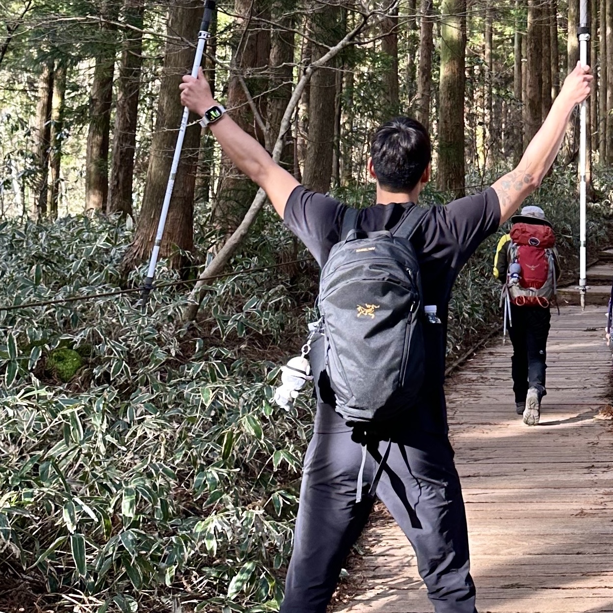 Arc'teryx Gamma LT Pants Black, Arc'teryx Beta Jacket Cloud 착용 스타일 - 2