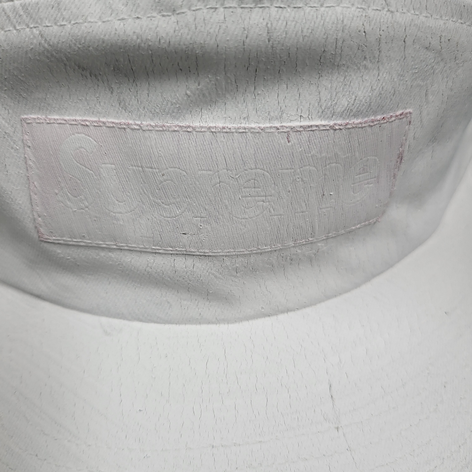 Supreme x MM6 Maison Margiela Painted Camp Cap White - 24SS 착용 스타일 - 2