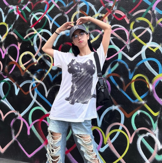 47 Brand New York Yankees Clean Up Vintage Navy 착용 스타일 - 2