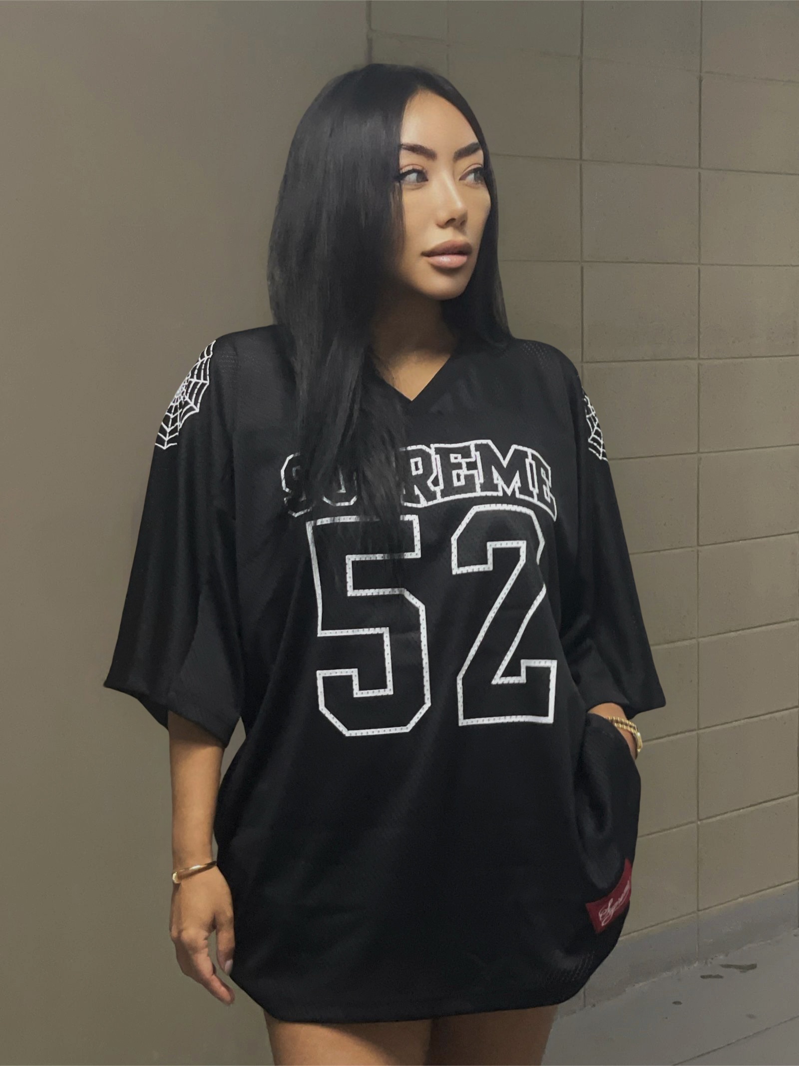 Supreme Spiderweb Football Jersey Black - 24SS, Timberland Premium 6 inch Waterproof Boot Red - Wide 착용 스타일 - 4